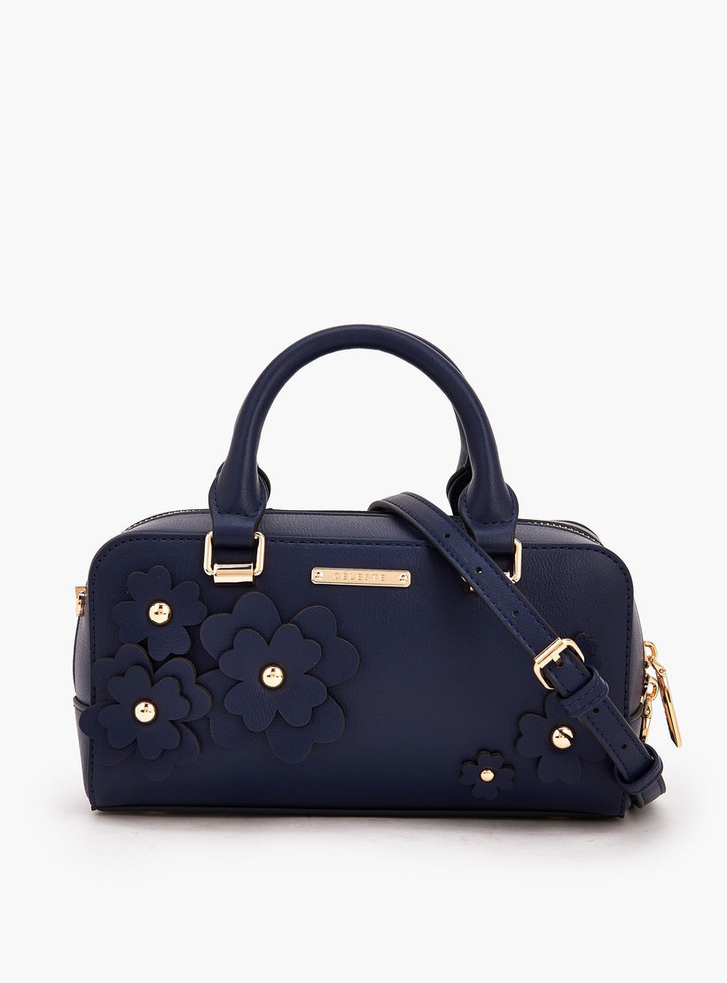 Celeste Floral Accent Crossbody Bag with Double Handle-women-bagsandwallets-handbags-image-1