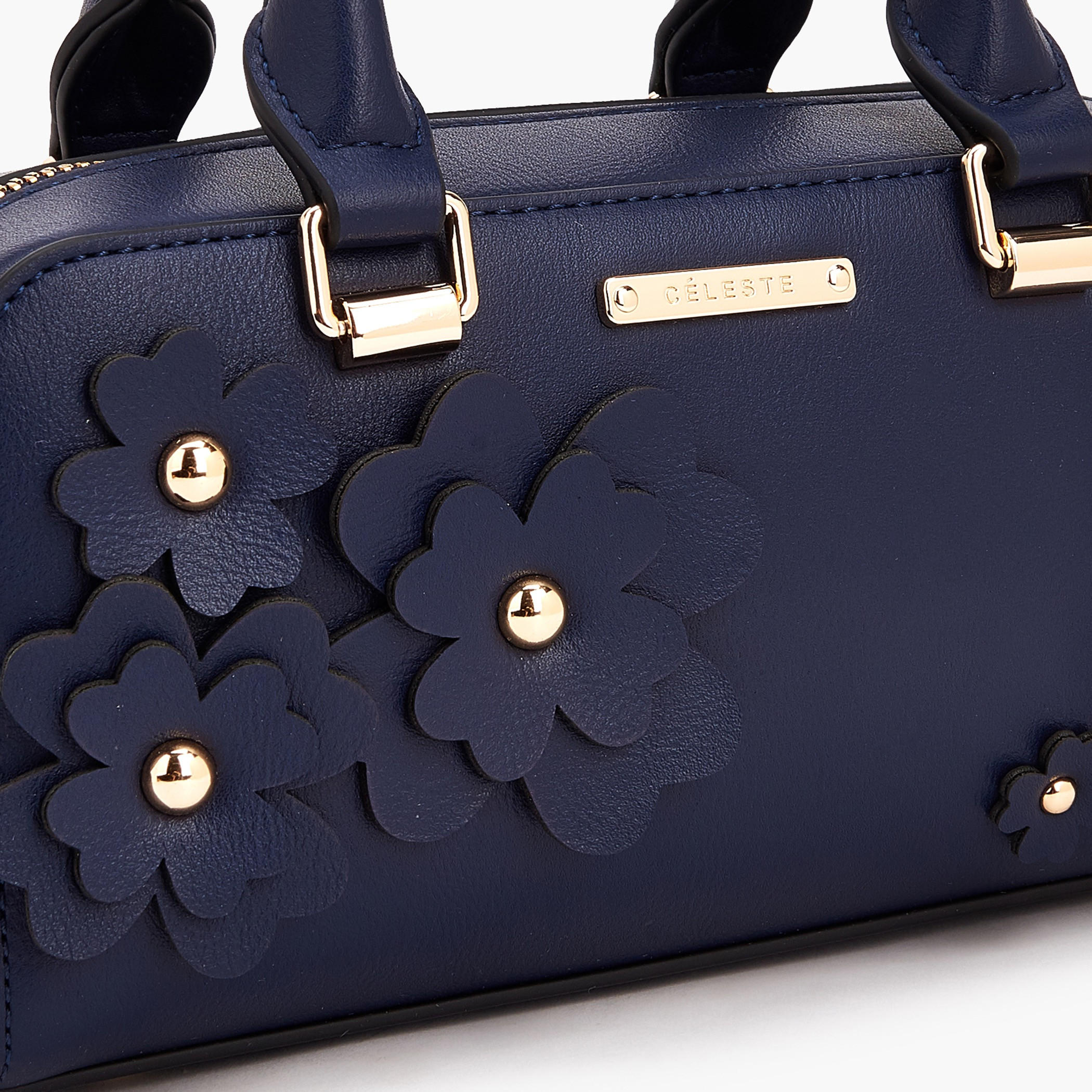 Celeste Floral Accent Crossbody Bag with Double Handle-women-bagsandwallets-handbags-image-5