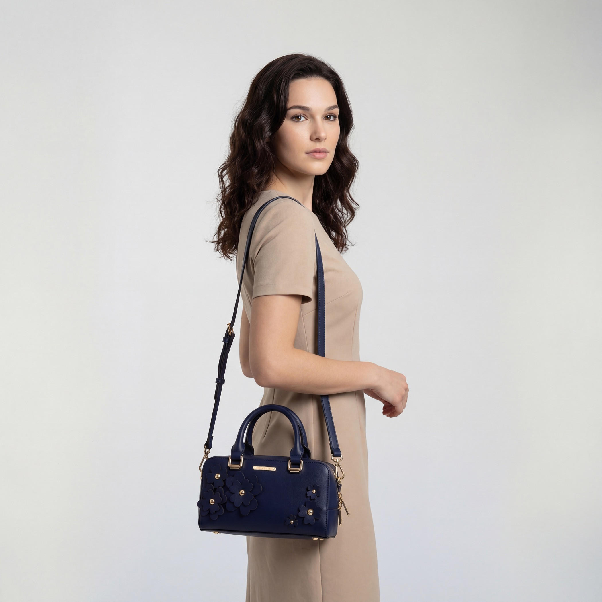 Celeste Floral Accent Crossbody Bag with Double Handle-women-bagsandwallets-handbags-image-2