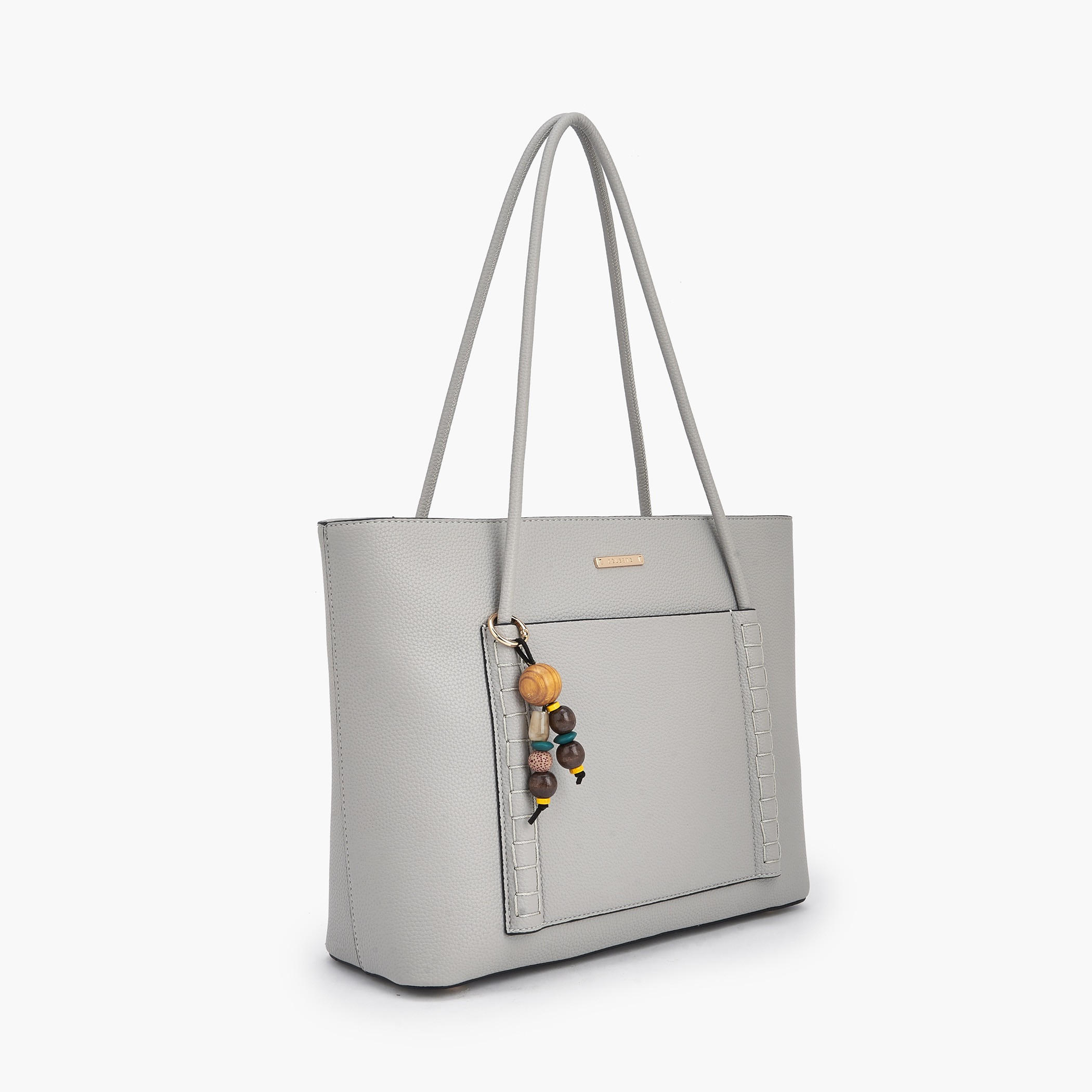 Celeste Textured Tote Bag with Bag Charm-women-bagsandwallets-handbags-image-2