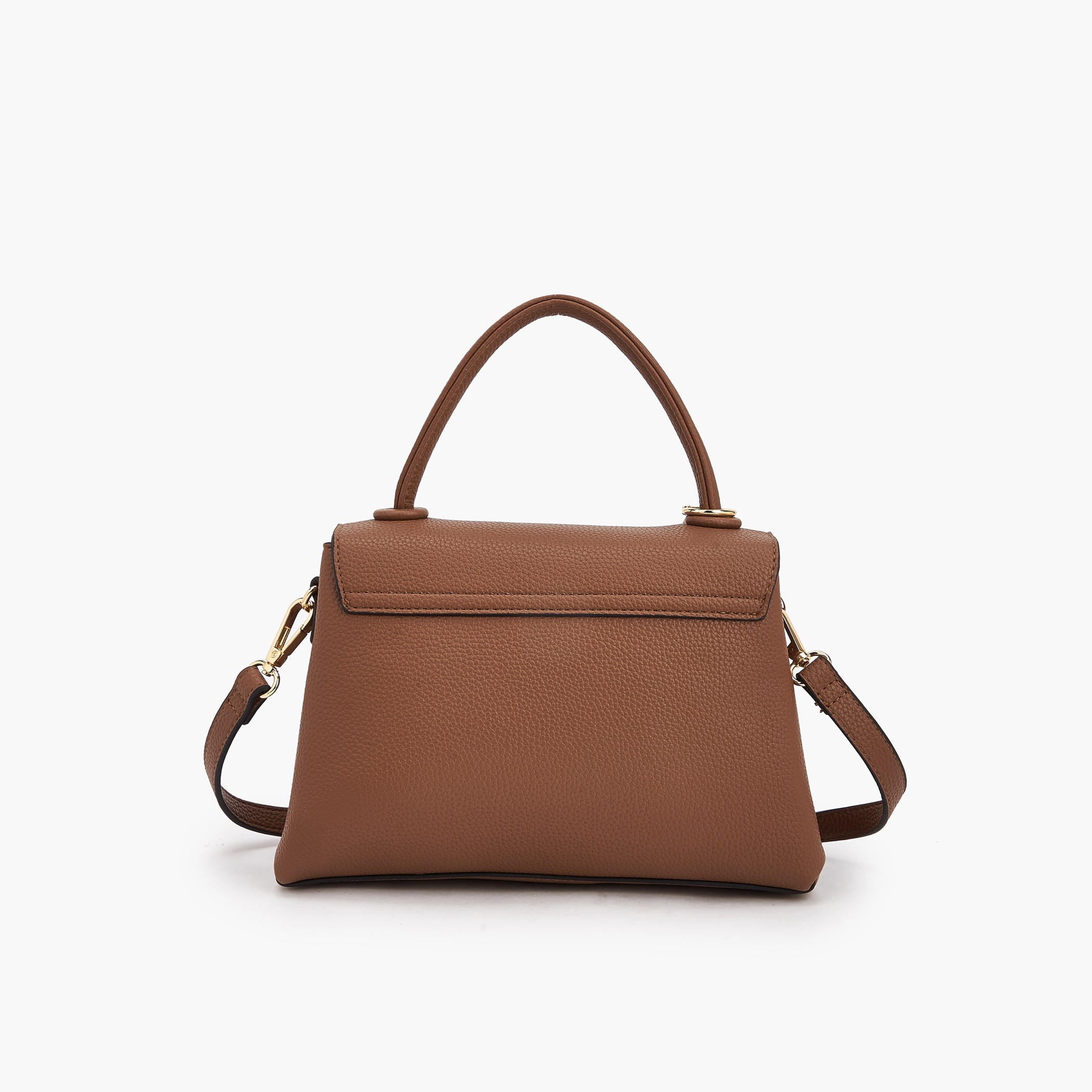 Celeste Textured Satchel Bag with Bag Charm-women-bagsandwallets-handbags-image-4