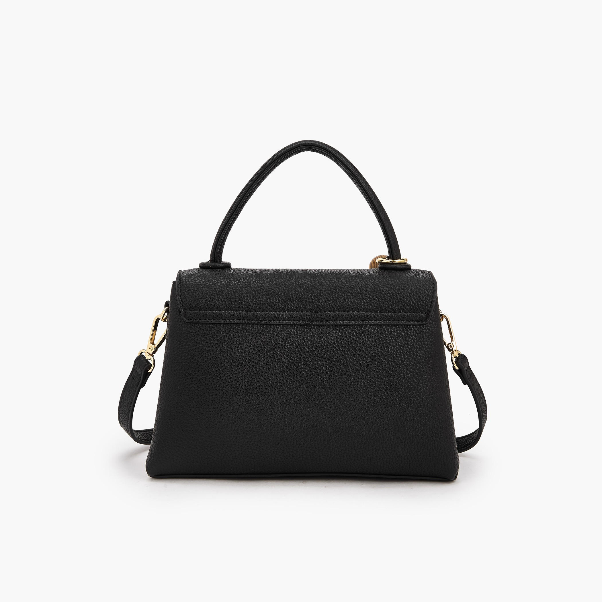 Celeste Textured Satchel Bag with Bag Charm-women-bagsandwallets-handbags-image-4