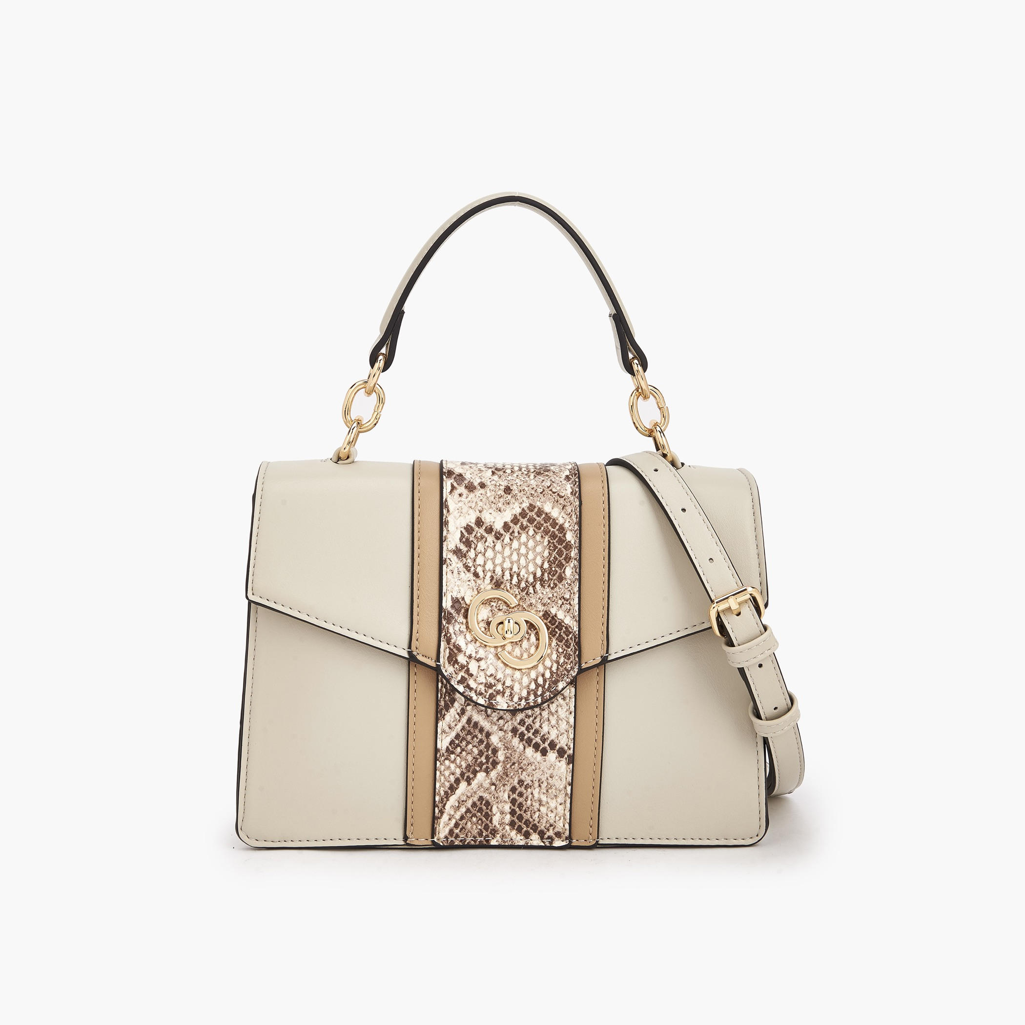 Celeste Printed Satchel Bag with Grab Handle-women-bagsandwallets-handbags-image-1