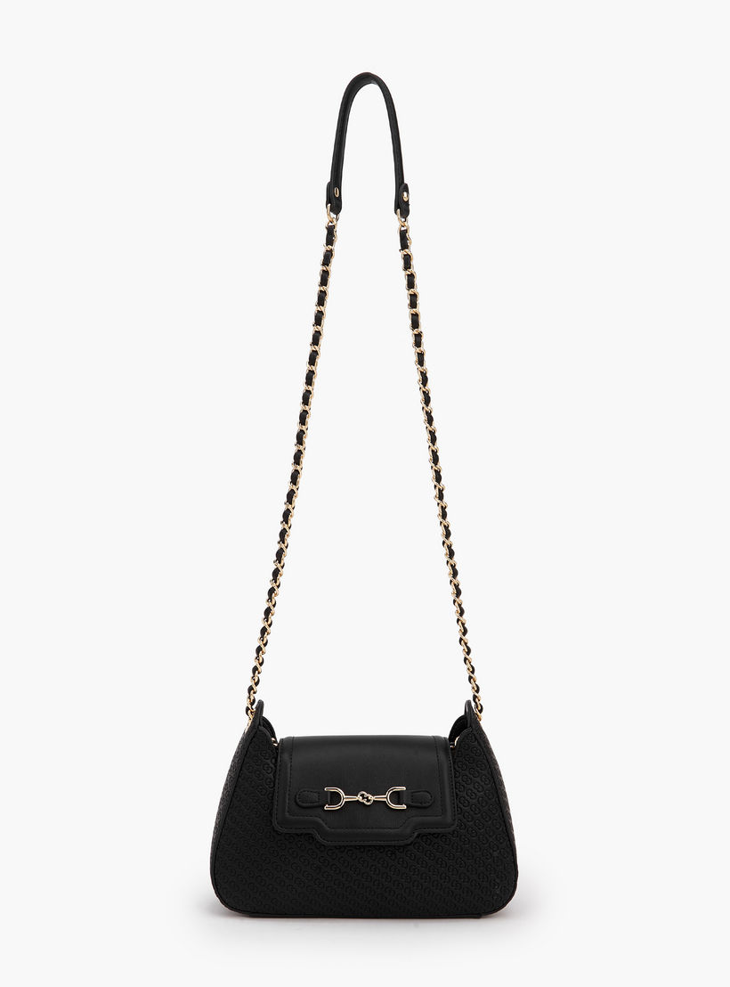 Celeste Monogram Embossed Crossbody Bag with Chain Strap-women-bagsandwallets-handbags-image-3
