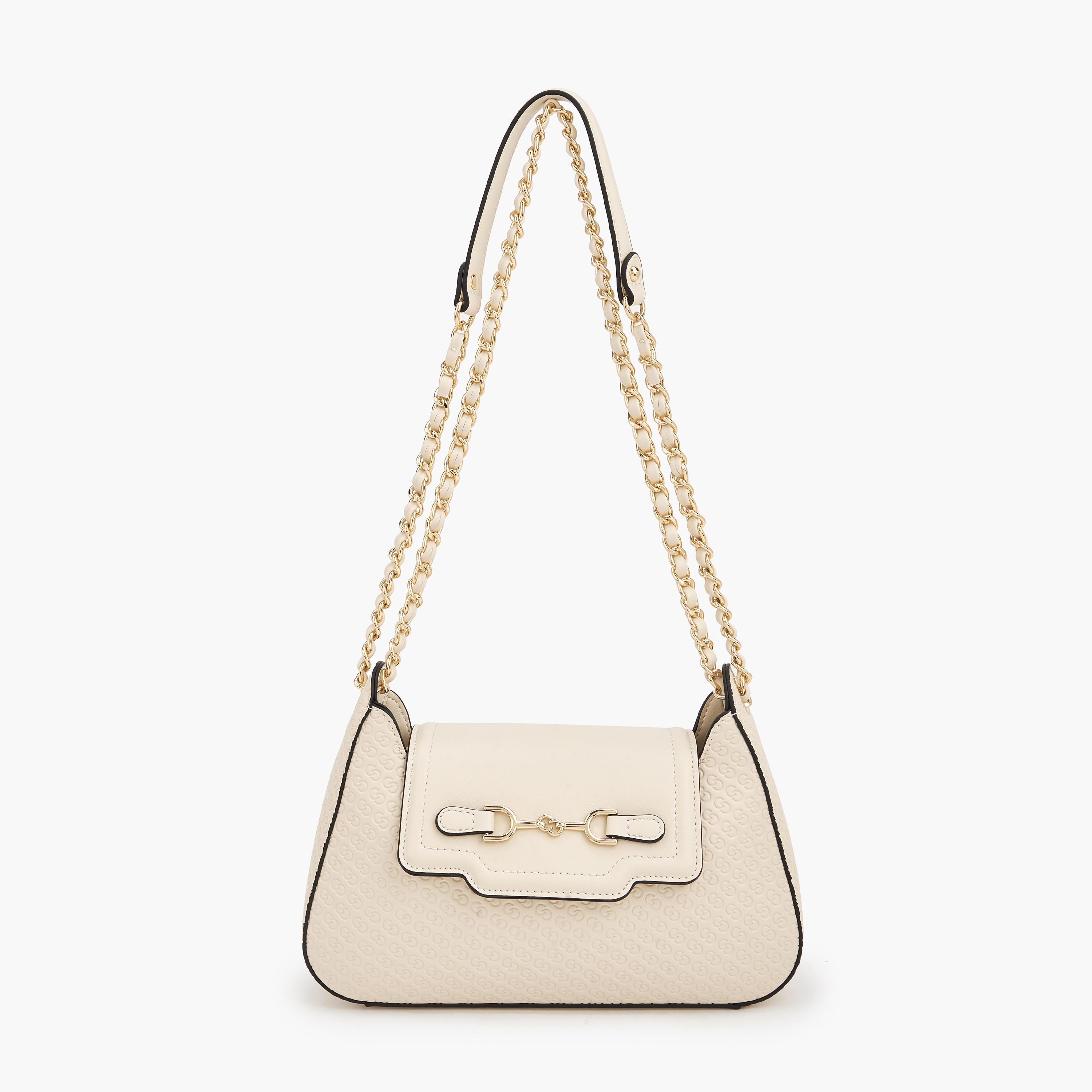 Celeste Monogram Embossed Crossbody Bag with Chain Strap-women-bagsandwallets-handbags-image-1
