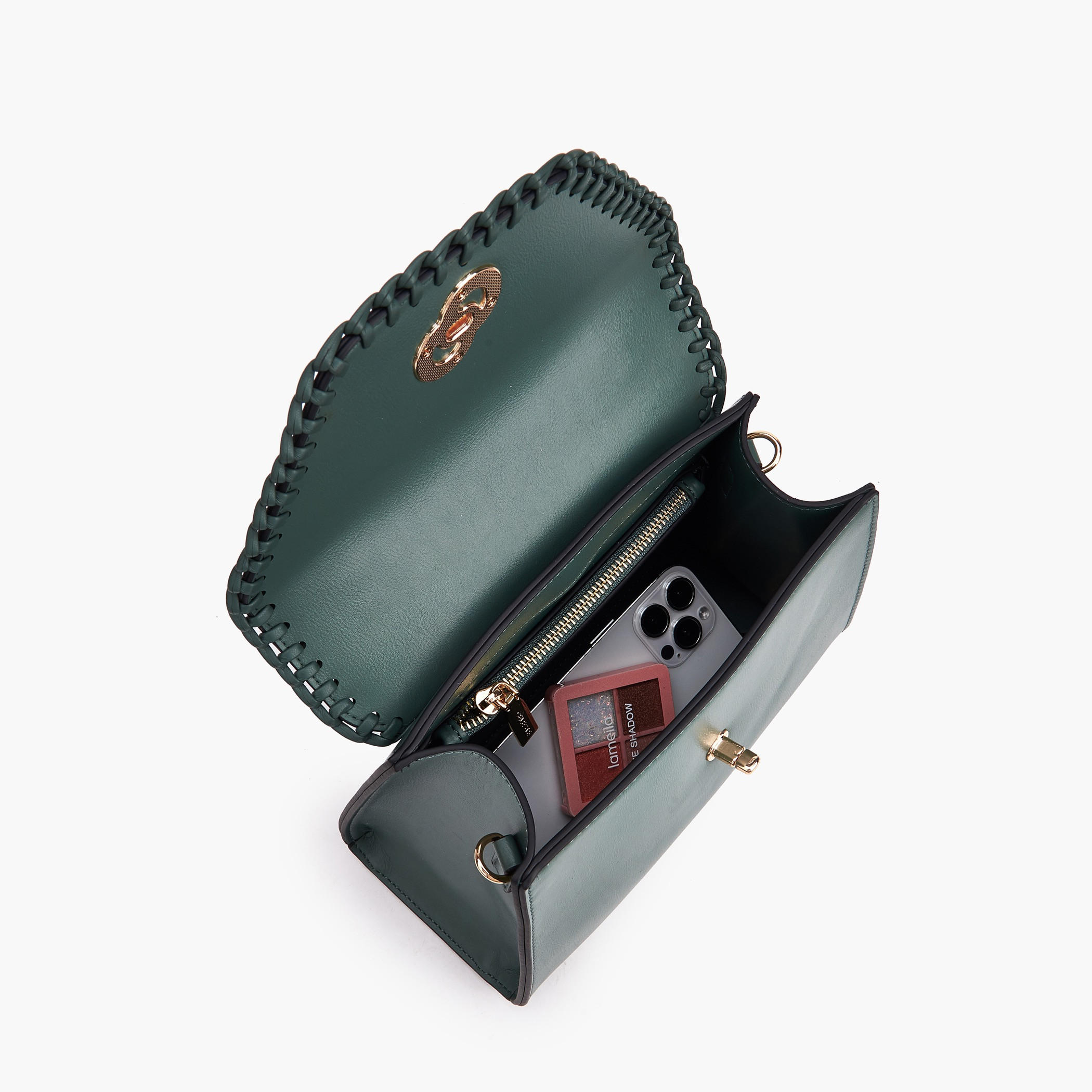 شنطة ساتشيل بتصميم درزات وبقفل ملتوي من سيليست-women-bagsandwallets-handbags-image-7