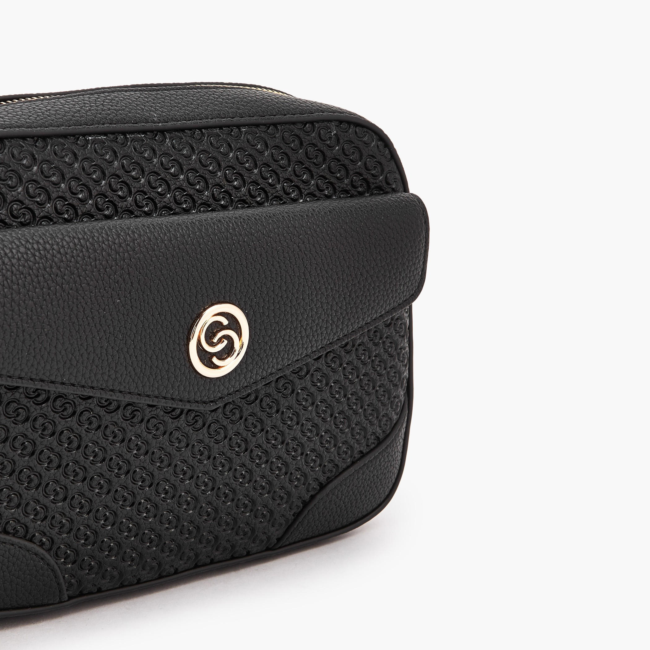 Celeste Monogram Embossed Crossbody Bag with Zip Closure-women-bagsandwallets-handbags-image-5