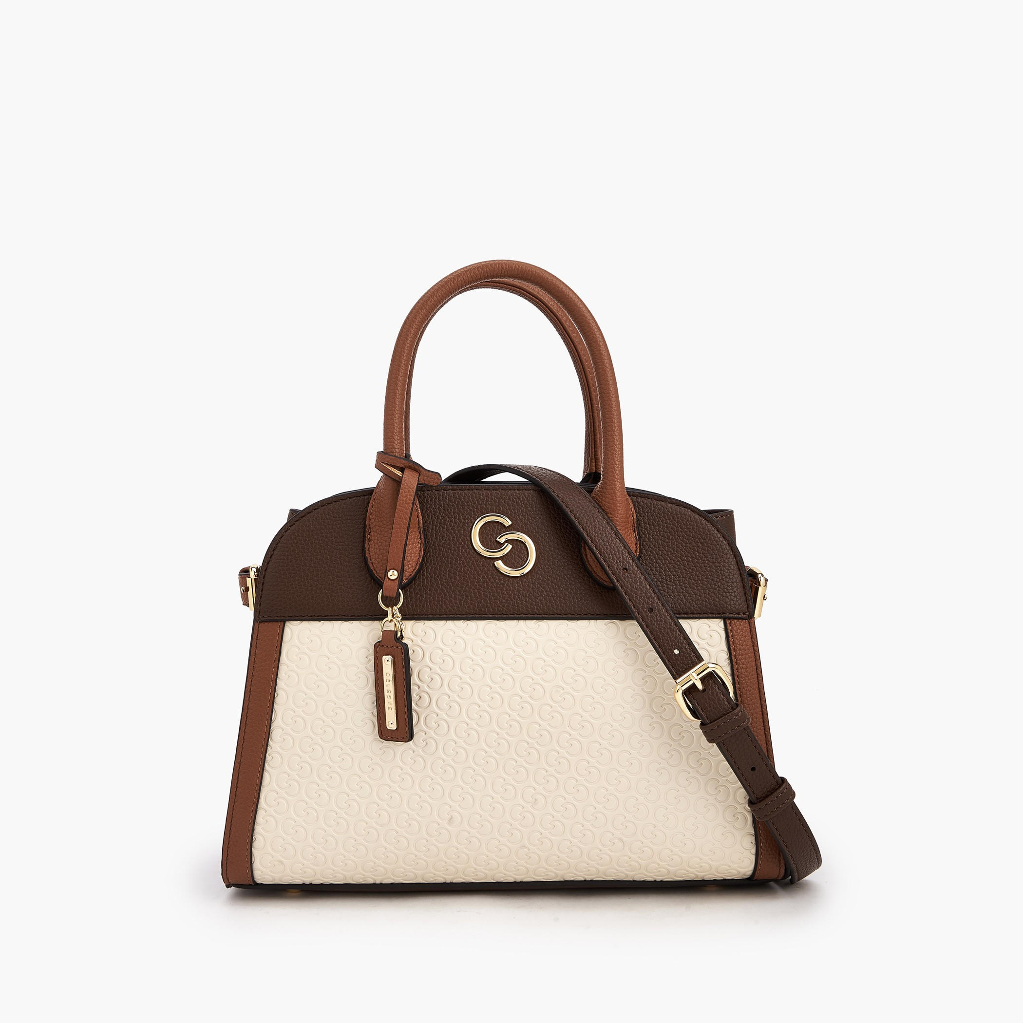 شنطة توتي بنقوش مونوجرام ومقابض مزدوجة من سيليست-women-bagsandwallets-handbags-image-1