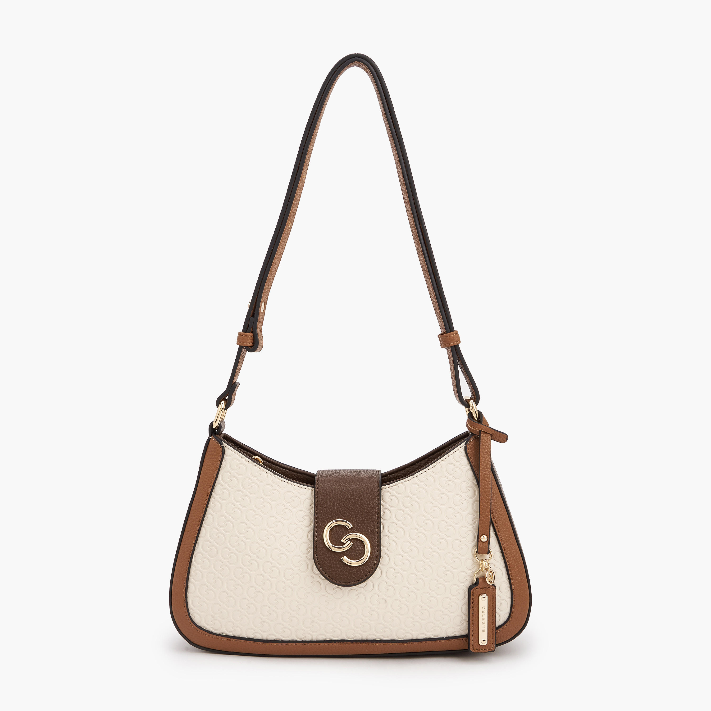 Celeste Monogram Embossed Crossbody Bag with Adjustable Strap-women-bagsandwallets-handbags-image-1