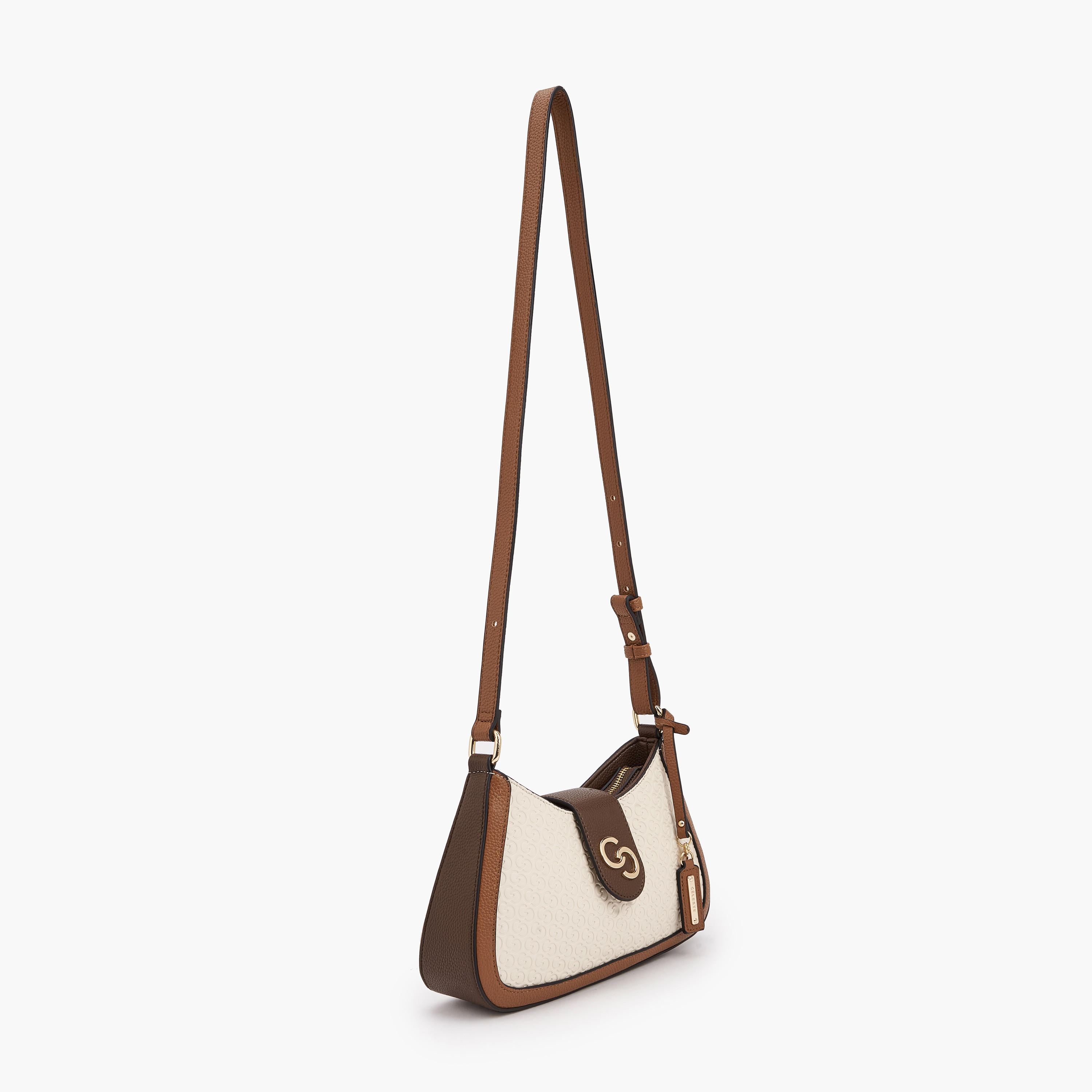 Celeste Monogram Embossed Crossbody Bag with Adjustable Strap-women-bagsandwallets-handbags-image-3