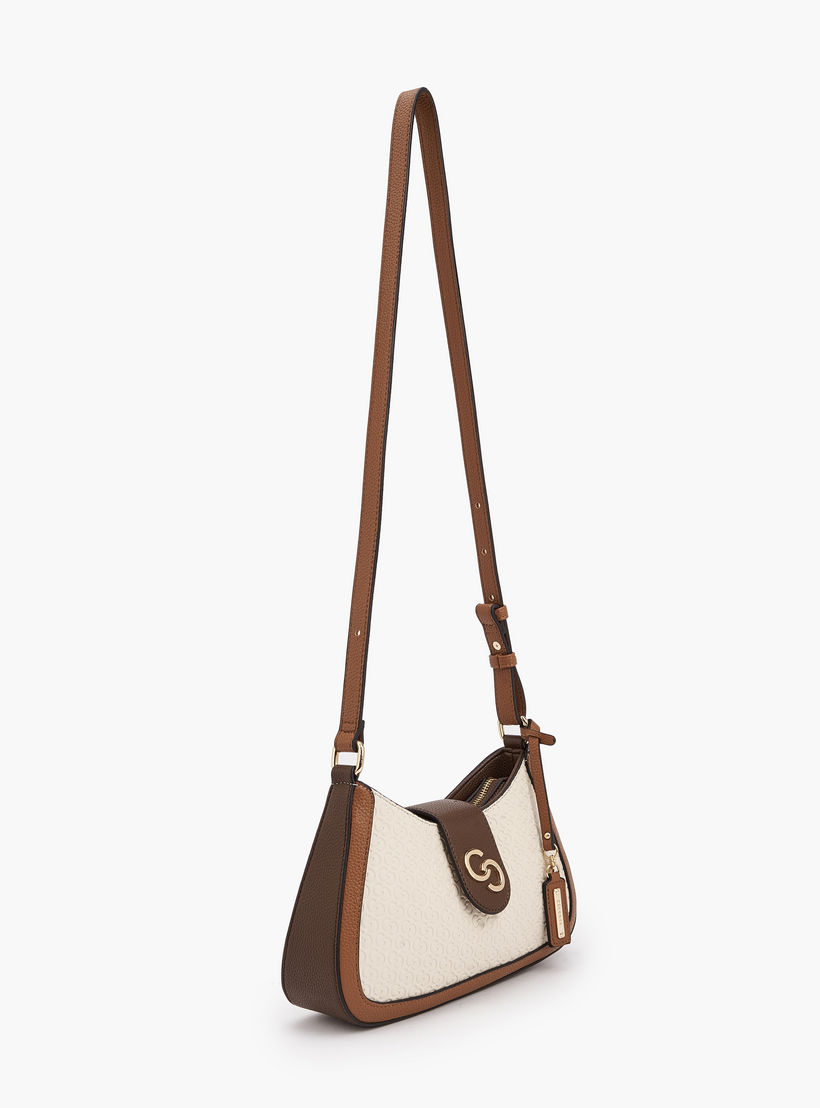 Celeste Monogram Embossed Crossbody Bag with Adjustable Strap-women-bagsandwallets-handbags-image-3