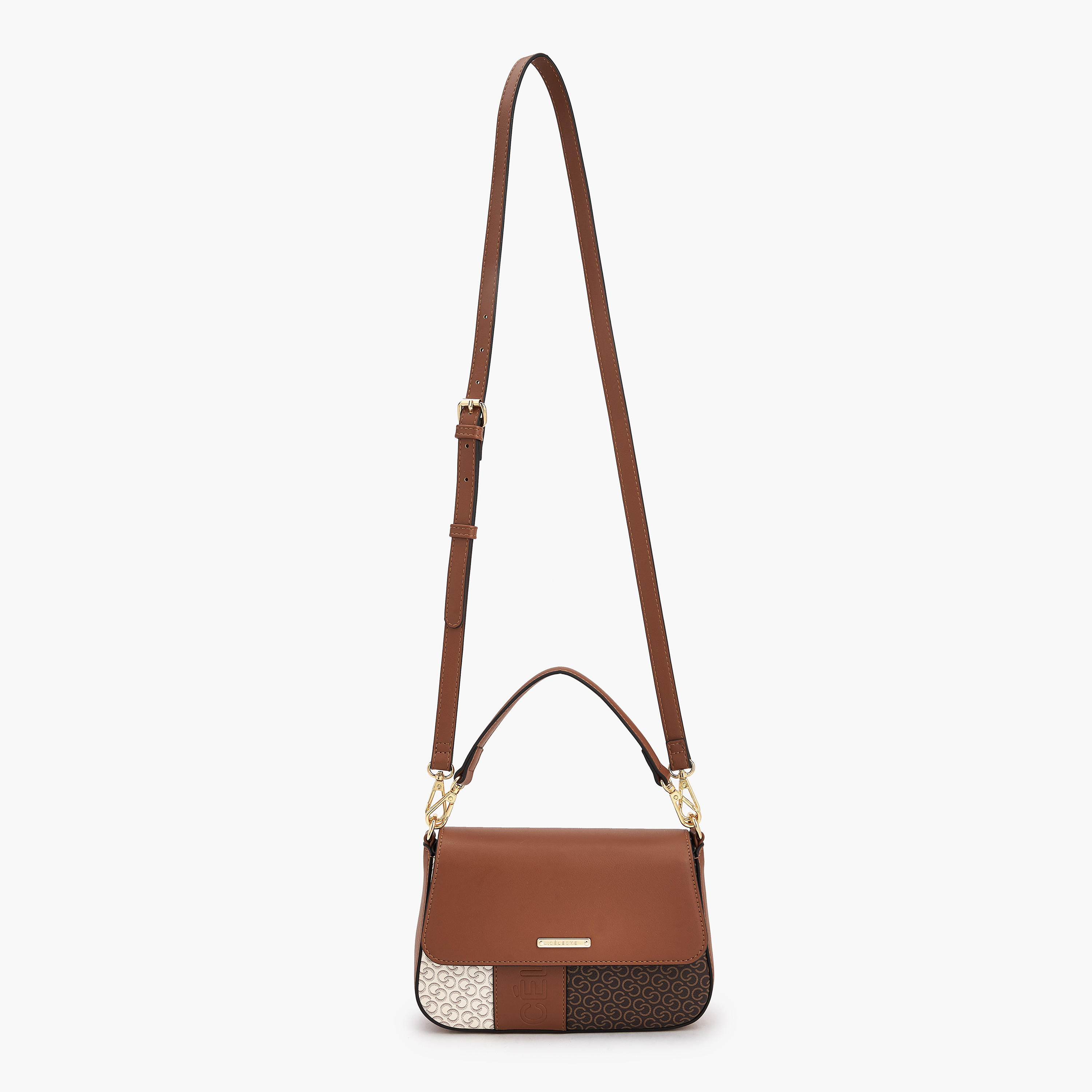 شنطة كروس بودي بمقبض وطبعات مونوجرام من سيليست-women-bagsandwallets-handbags-image-3