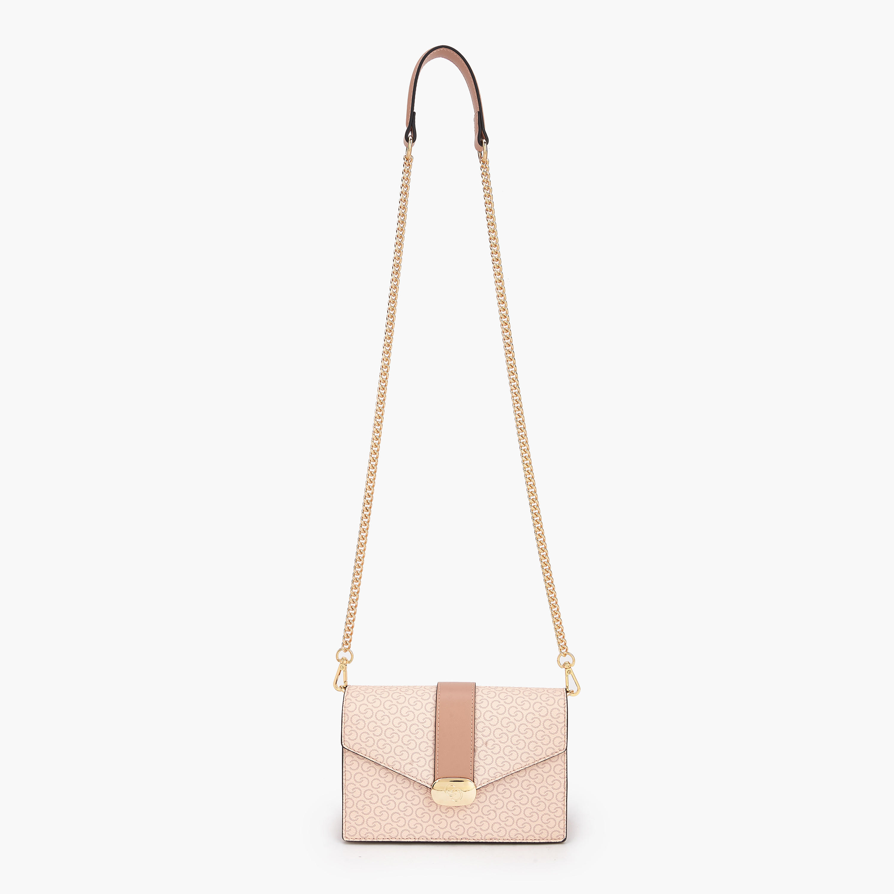 Celeste Monogram Print Crossbody Bag with Chain Strap-women-bagsandwallets-handbags-image-3