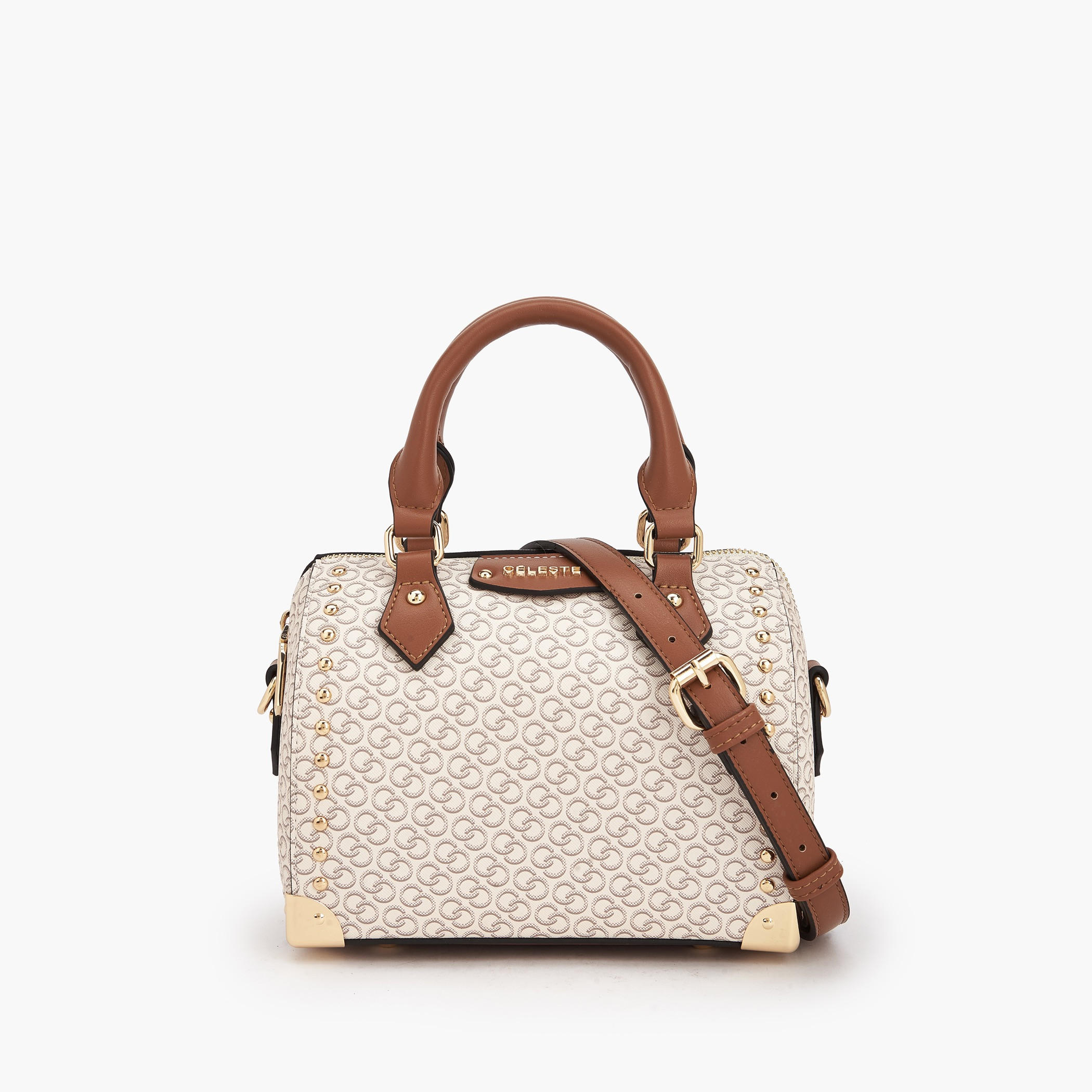 Celeste Textured Crossbody Bag with Adjustable Strap-women-bagsandwallets-handbags-image-1