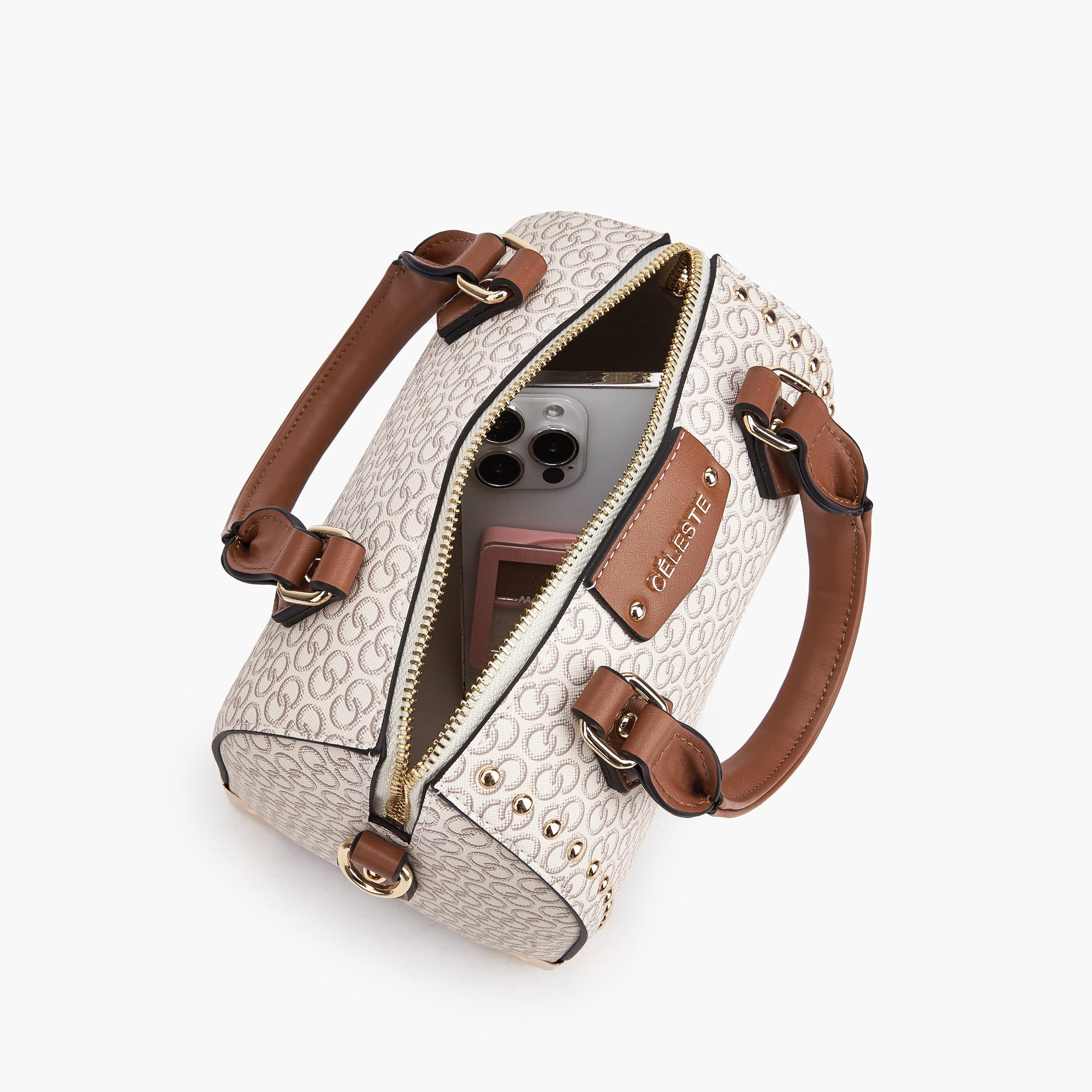 Celeste Textured Crossbody Bag with Adjustable Strap-women-bagsandwallets-handbags-image-8