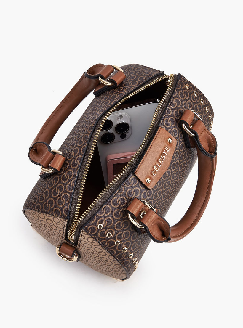 شنطة كروس بودي بارزة الملمس بحزام قابل للتعديل من سيليست-women-bagsandwallets-handbags-image-1