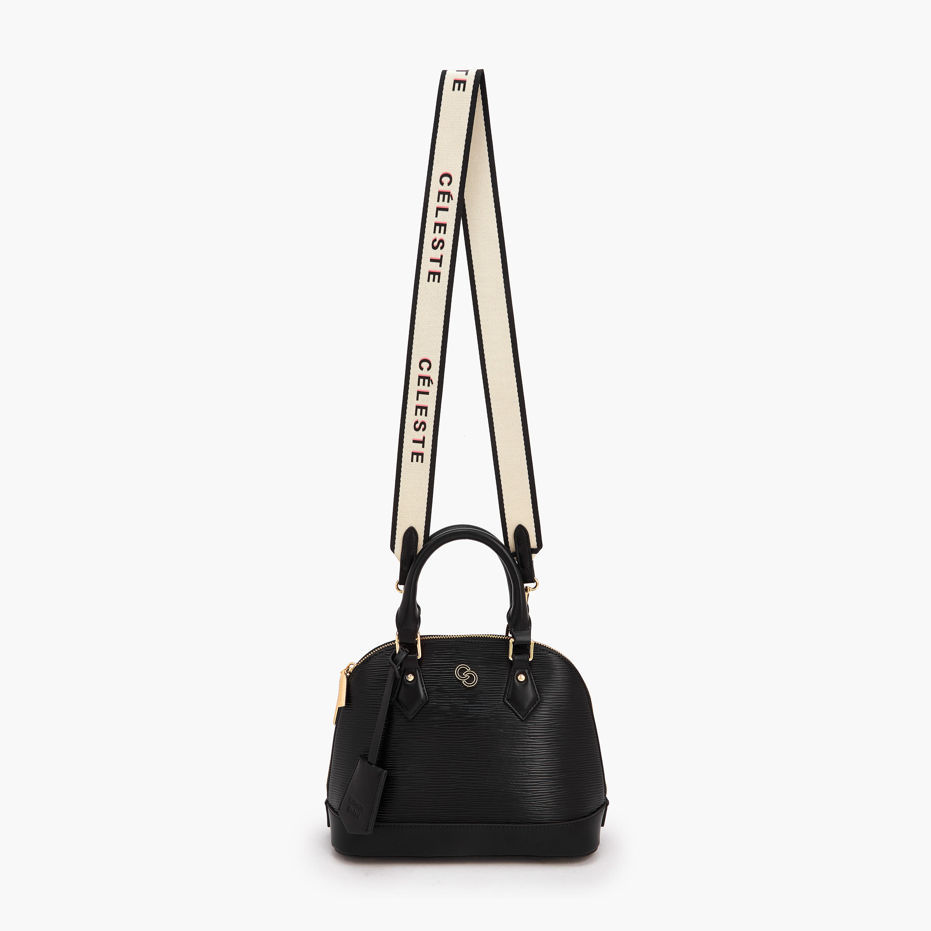 شنطة قبة بارزة الملمس بحزام قابل للفصل-women-bagsandwallets-handbags-image-3