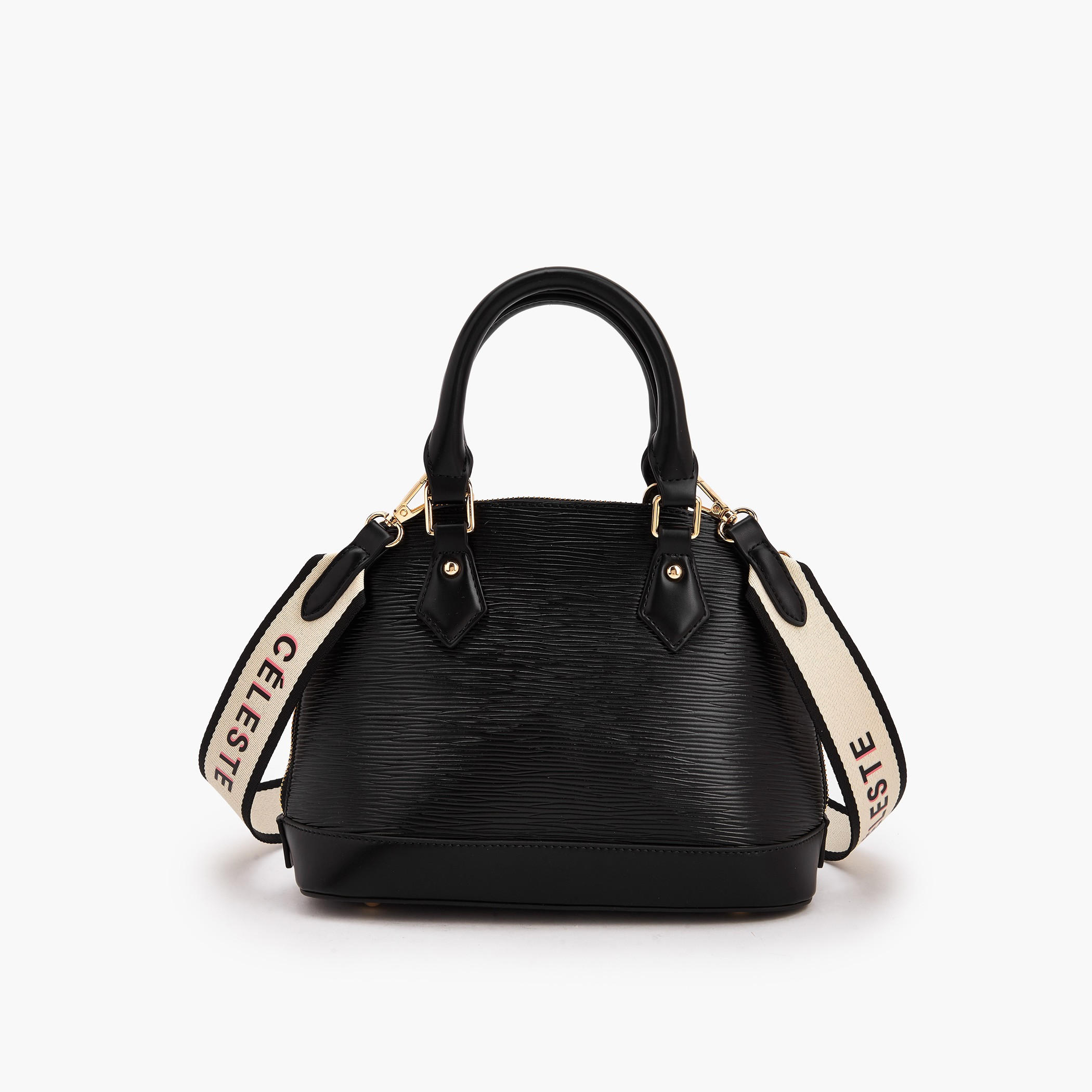 شنطة قبة بارزة الملمس بحزام قابل للفصل-women-bagsandwallets-handbags-image-6