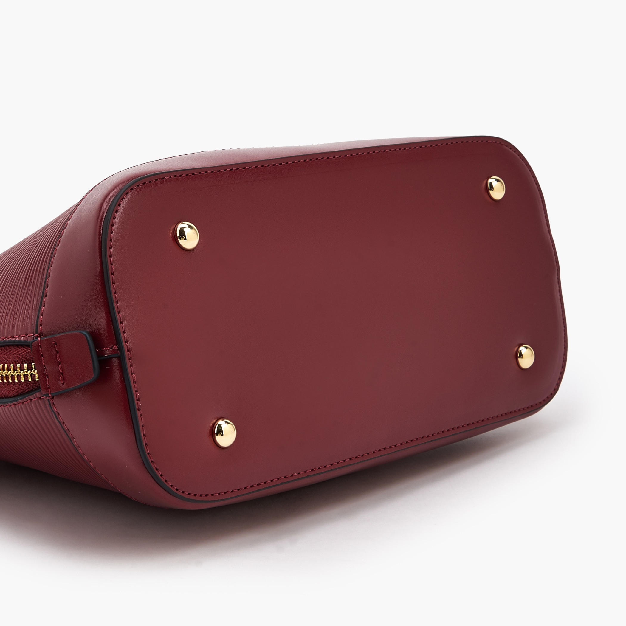 Textured Dome Bag with Detachable Strap-women-bagsandwallets-handbags-image-7