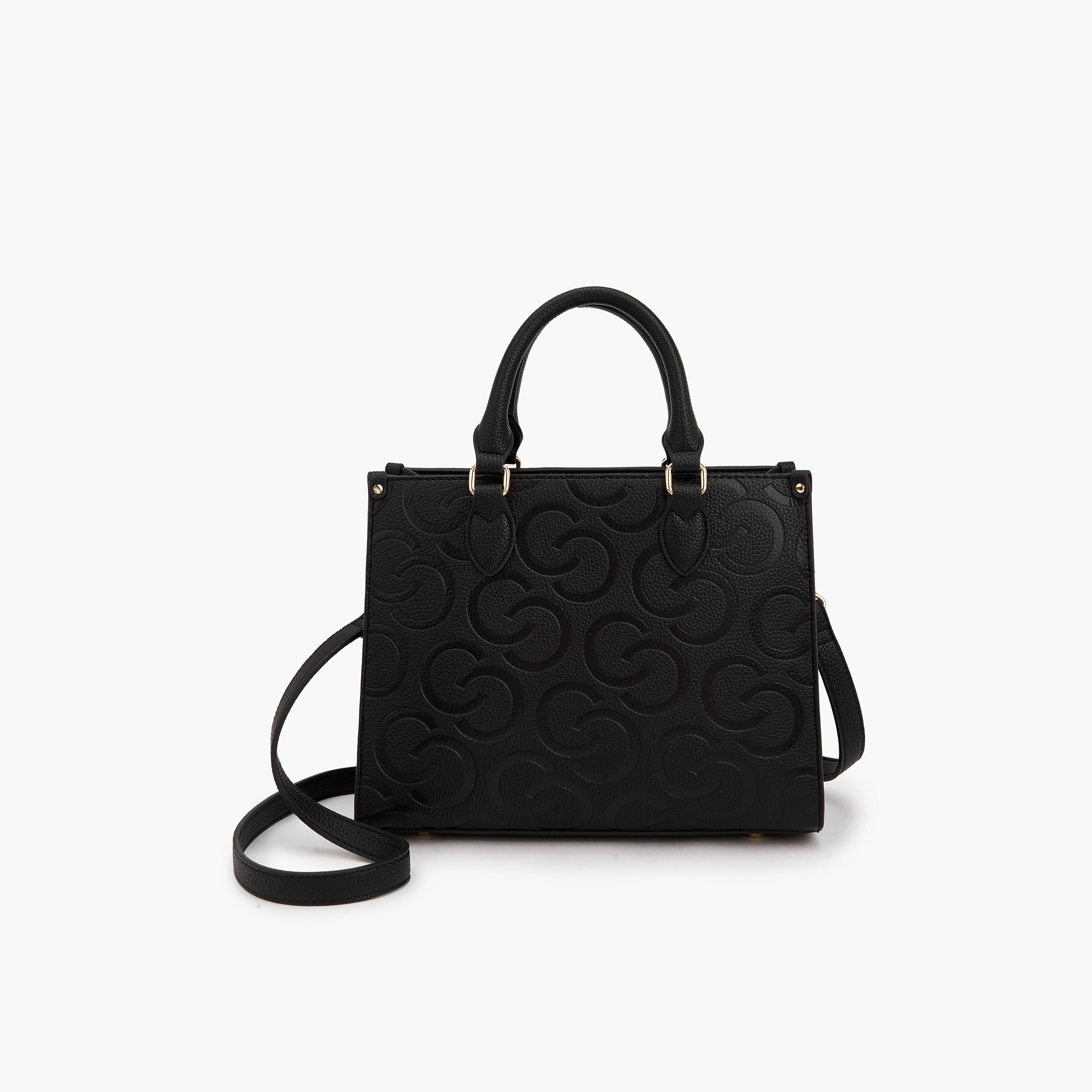 Celeste Monogram Embossed Tote Bag with Detachable Strap-women-bagsandwallets-handbags-image-6