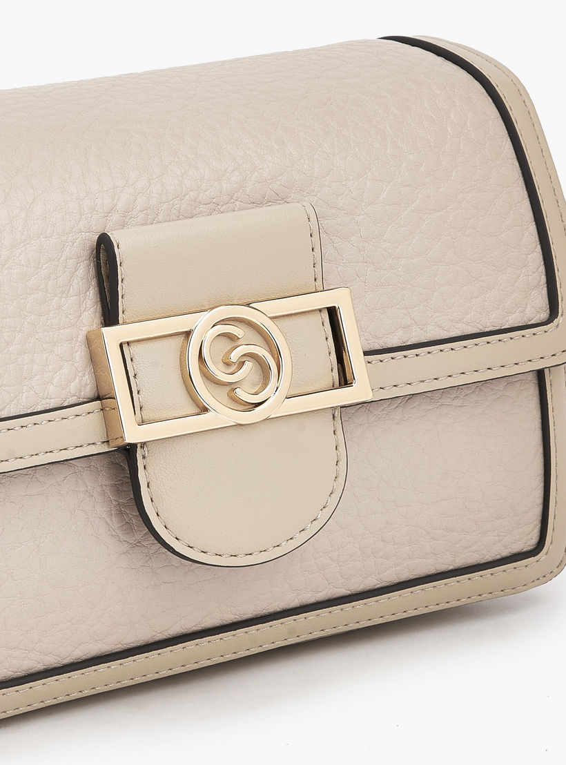 Celeste Textured Crossbody Bag with Button Closure-women-bagsandwallets-handbags-image-5