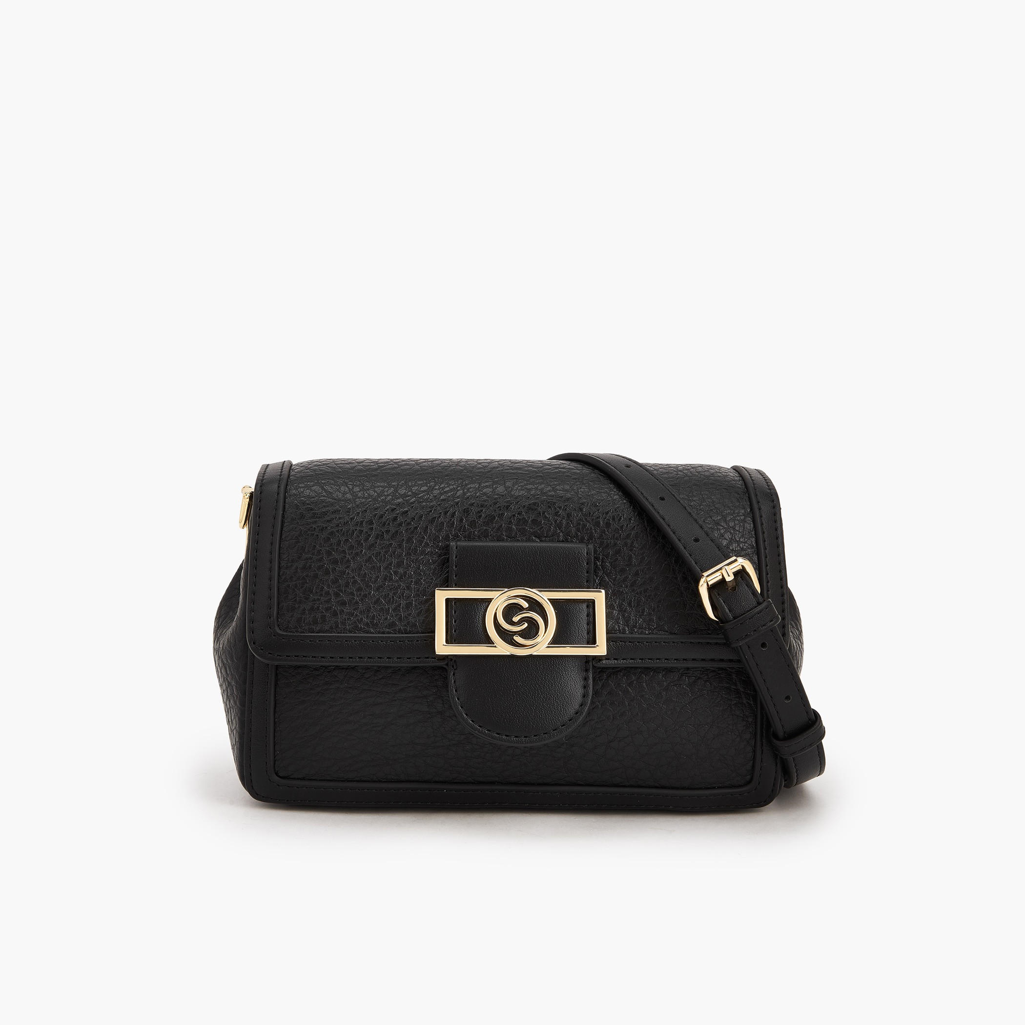 شنطة كروس بودي بارزة الملمس بزر إغلاق من سيليست-women-bagsandwallets-handbags-image-8