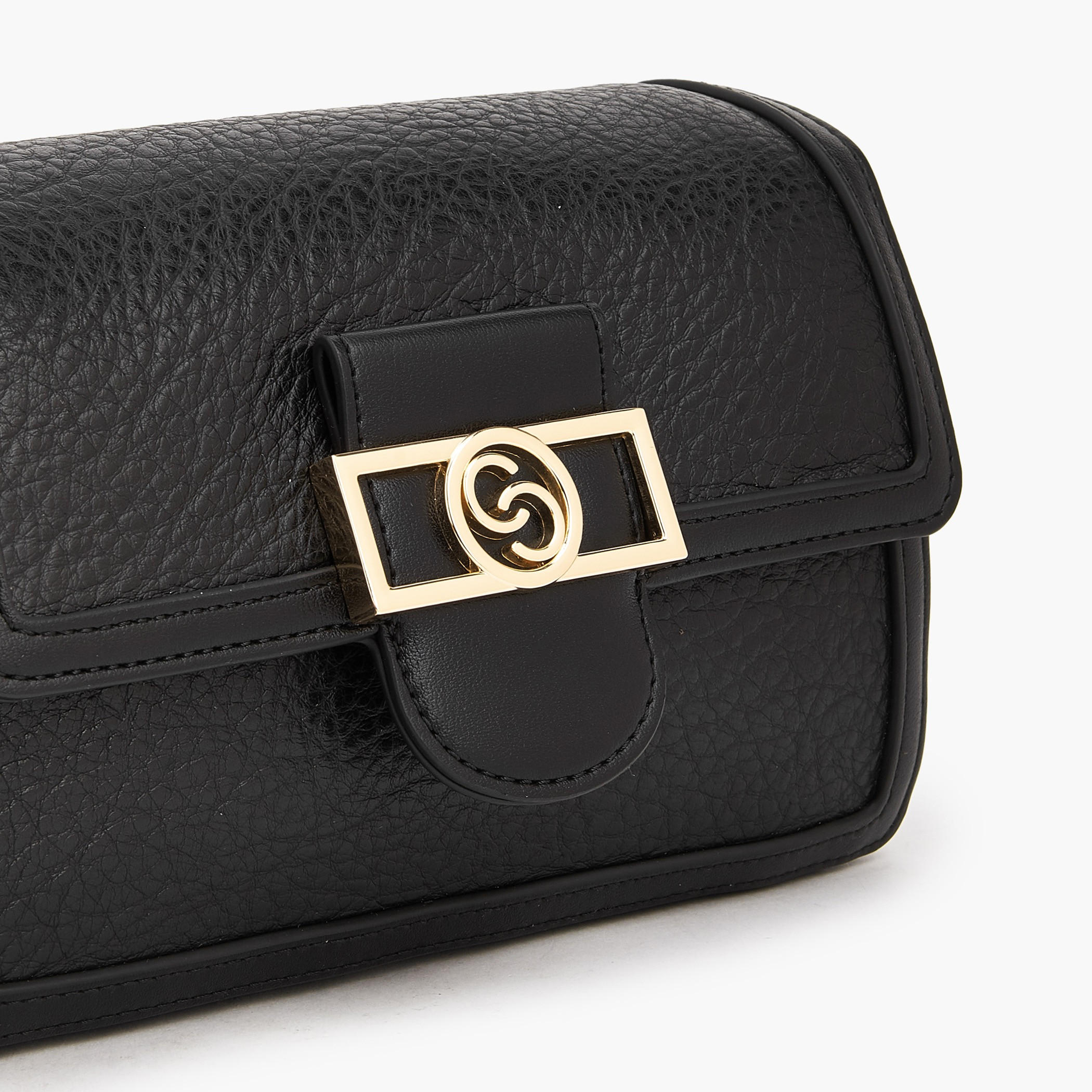 شنطة كروس بودي بارزة الملمس بزر إغلاق من سيليست-women-bagsandwallets-handbags-image-4