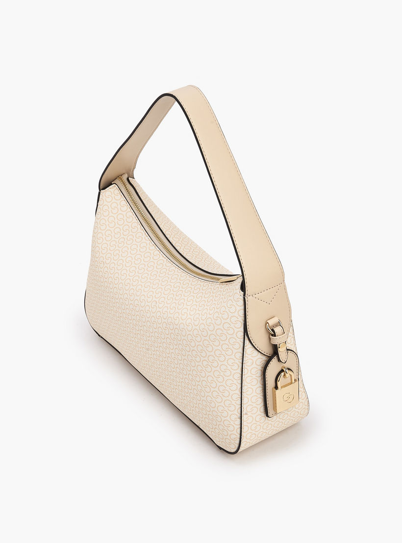 شنطة كتف بمقبض وطبعات مونوجرام من سيليست-women-bagsandwallets-handbags-image-6