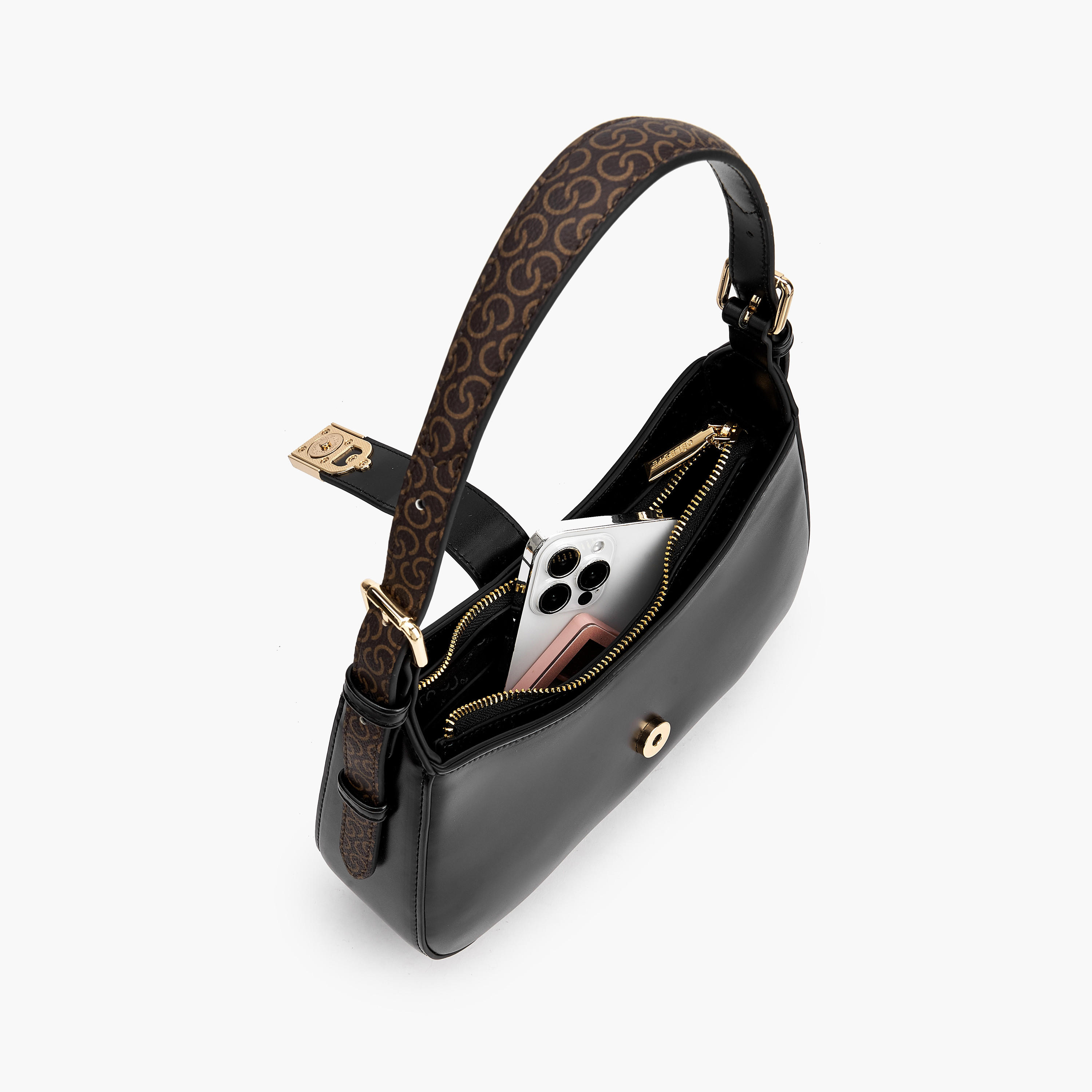 Celeste Solid Shoulder Bag with Adjustable Handle-women-bagsandwallets-handbags-image-8