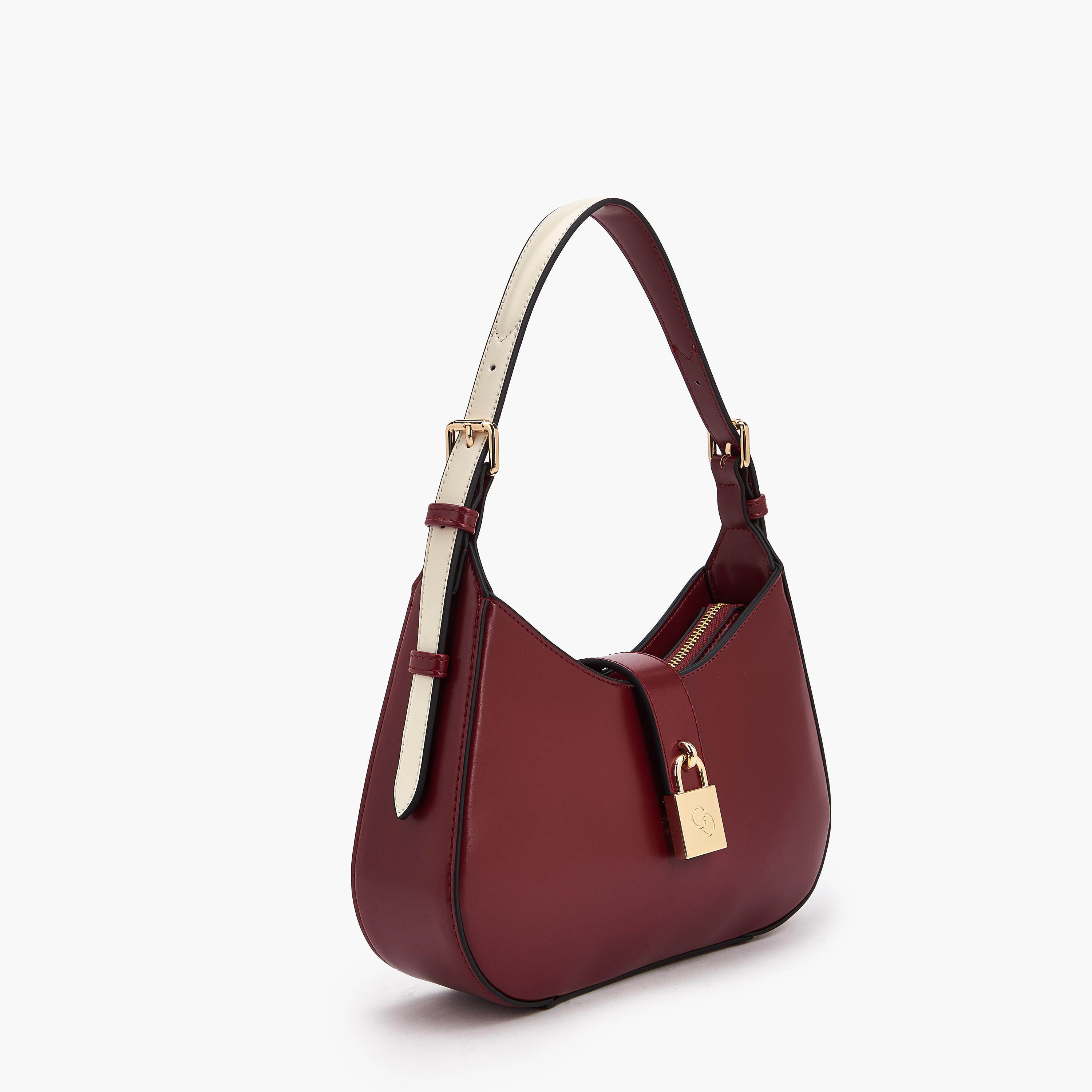 Celeste Solid Shoulder Bag with Adjustable Handle-women-bagsandwallets-handbags-image-4