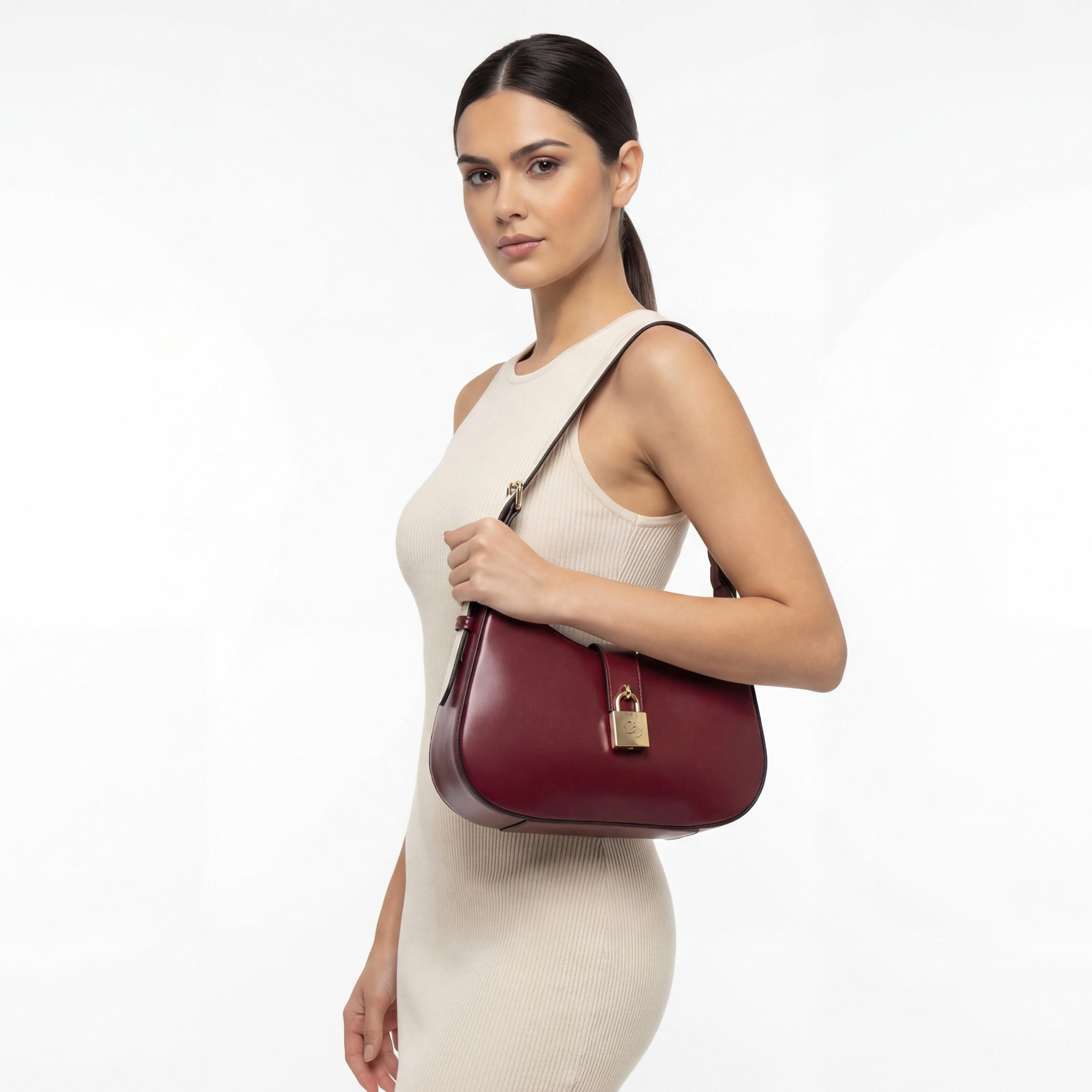 Celeste Solid Shoulder Bag with Adjustable Handle-women-bagsandwallets-handbags-image-2