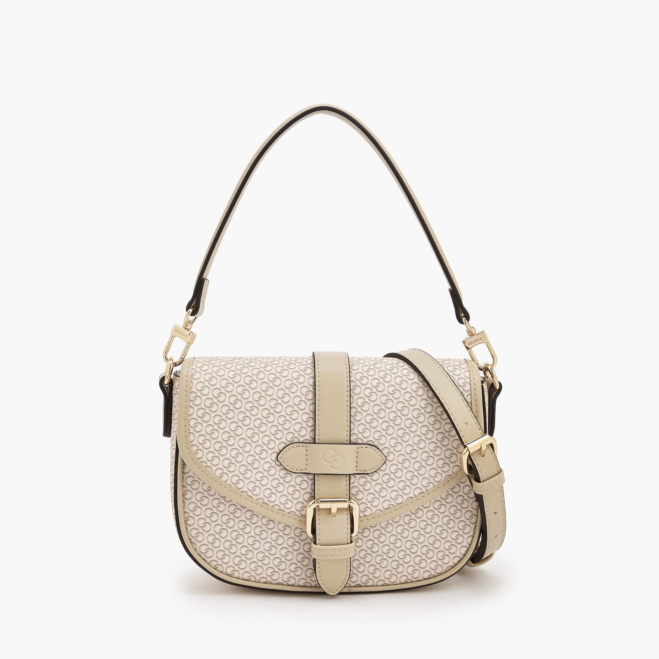 شنطة كروس بودي بزر إغلاق وطبعات مونوجرام من سيليست-women-bagsandwallets-handbags-image-8