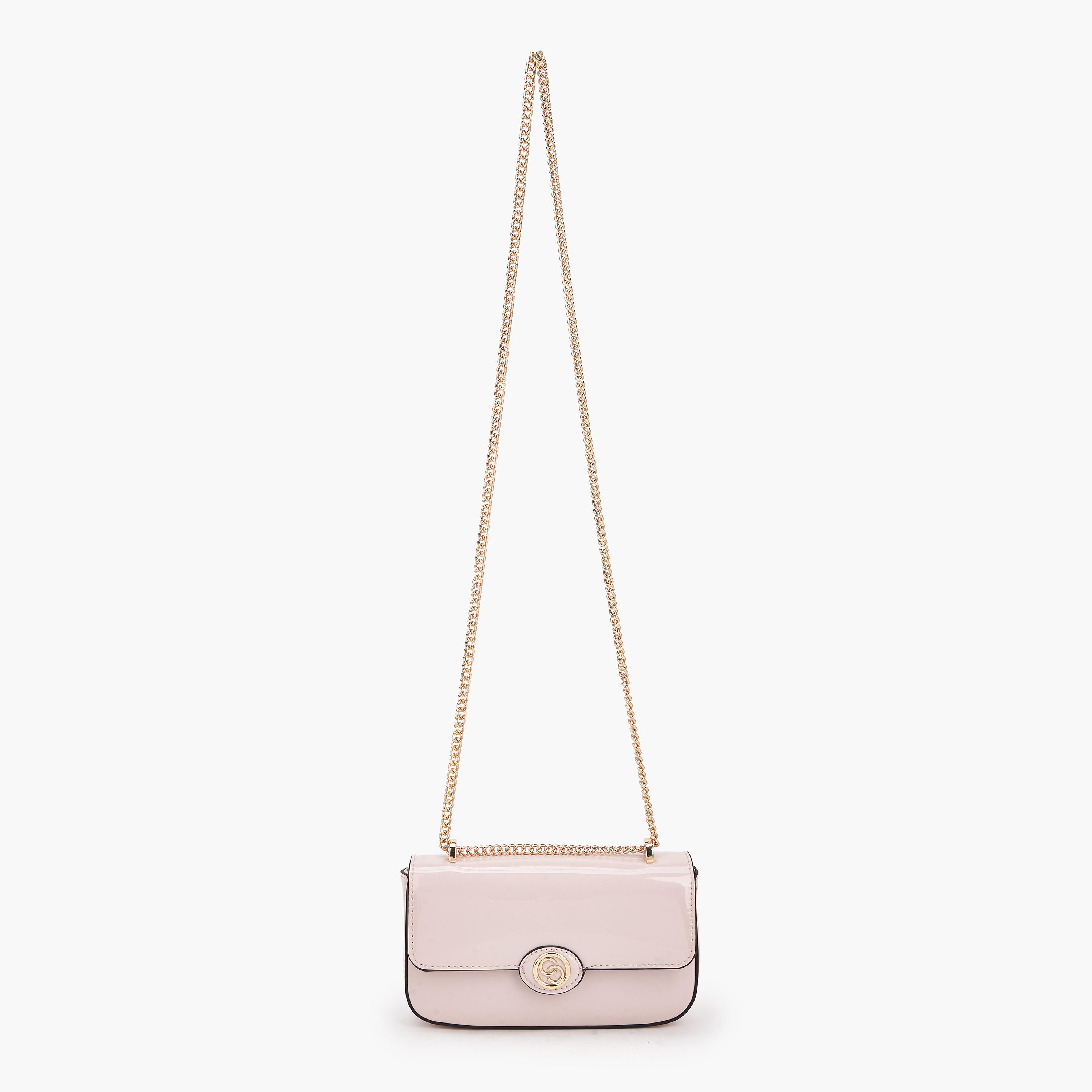 شنطة كروس بودي سادة بحزام سلسلة من سيليست-women-bagsandwallets-handbags-image-3