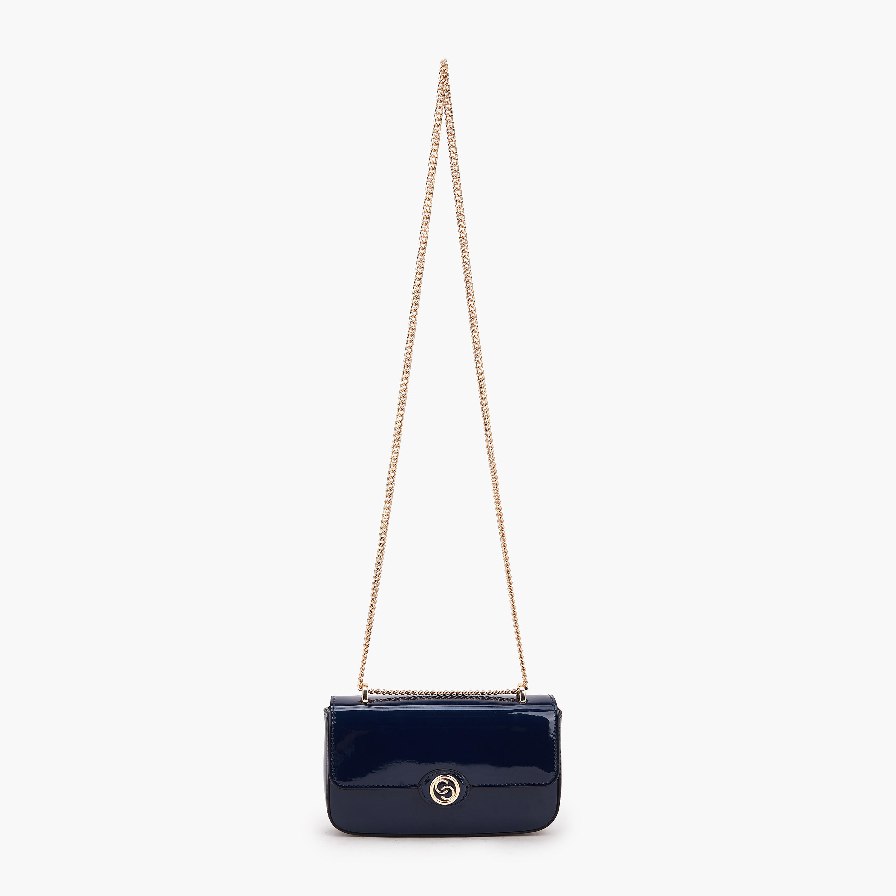 Celeste Solid Crossbody Bag with Chain Strap-women-bagsandwallets-handbags-image-3