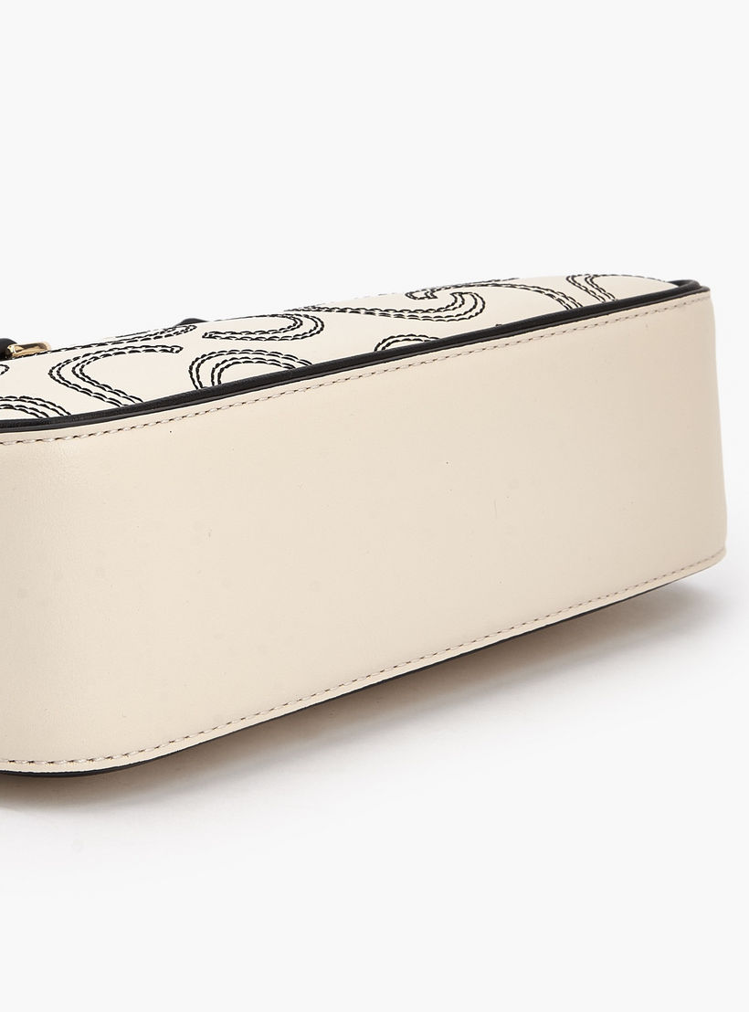 شنطة كتف بسحاب إغلاق وتطريز مونوجرام من سيليست-women-bagsandwallets-handbags-image-7