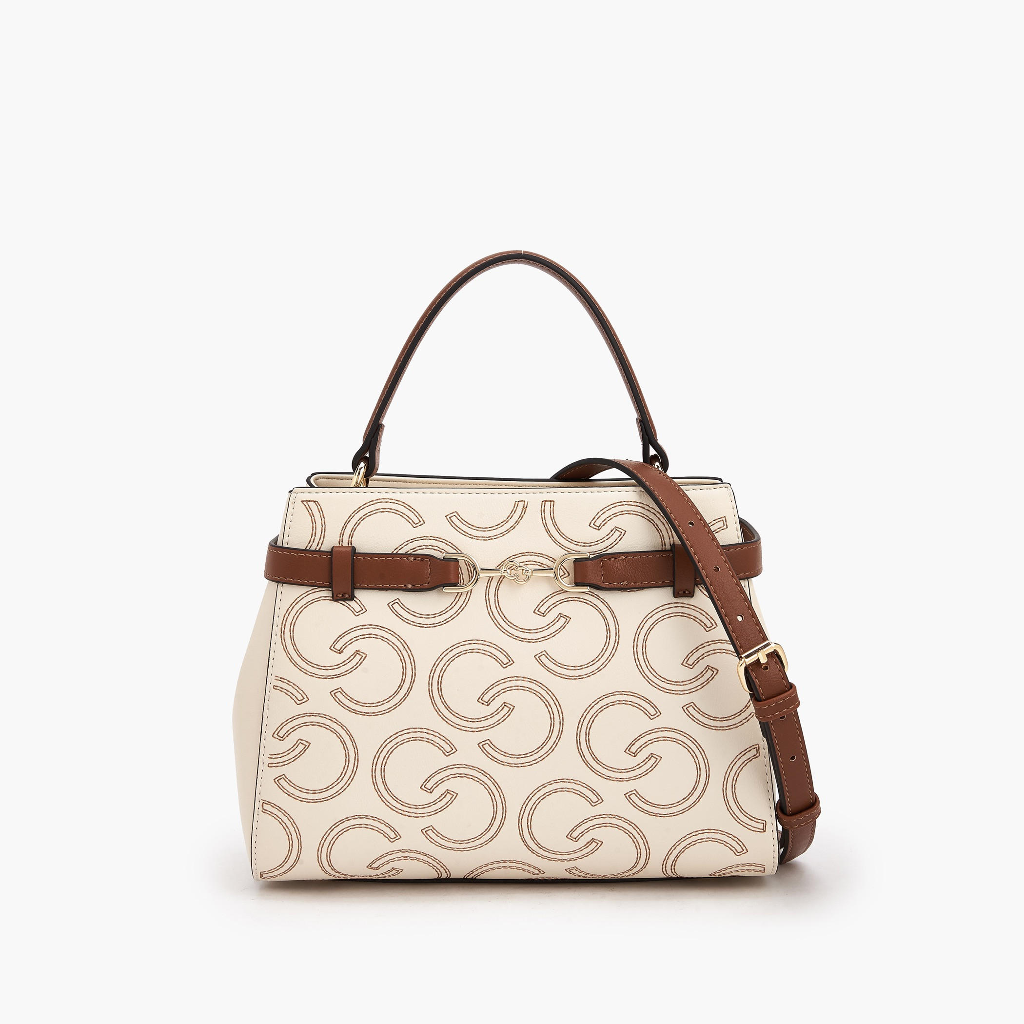Celeste Monogram Embroidered Tote Bag with Adjustable Strap-women-bagsandwallets-handbags-image-1