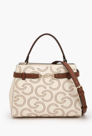 شنطة توتي بتطريز مونوجرام وحزام قابل للتعديل من سيليست-women-bagsandwallets-handbags-image-1