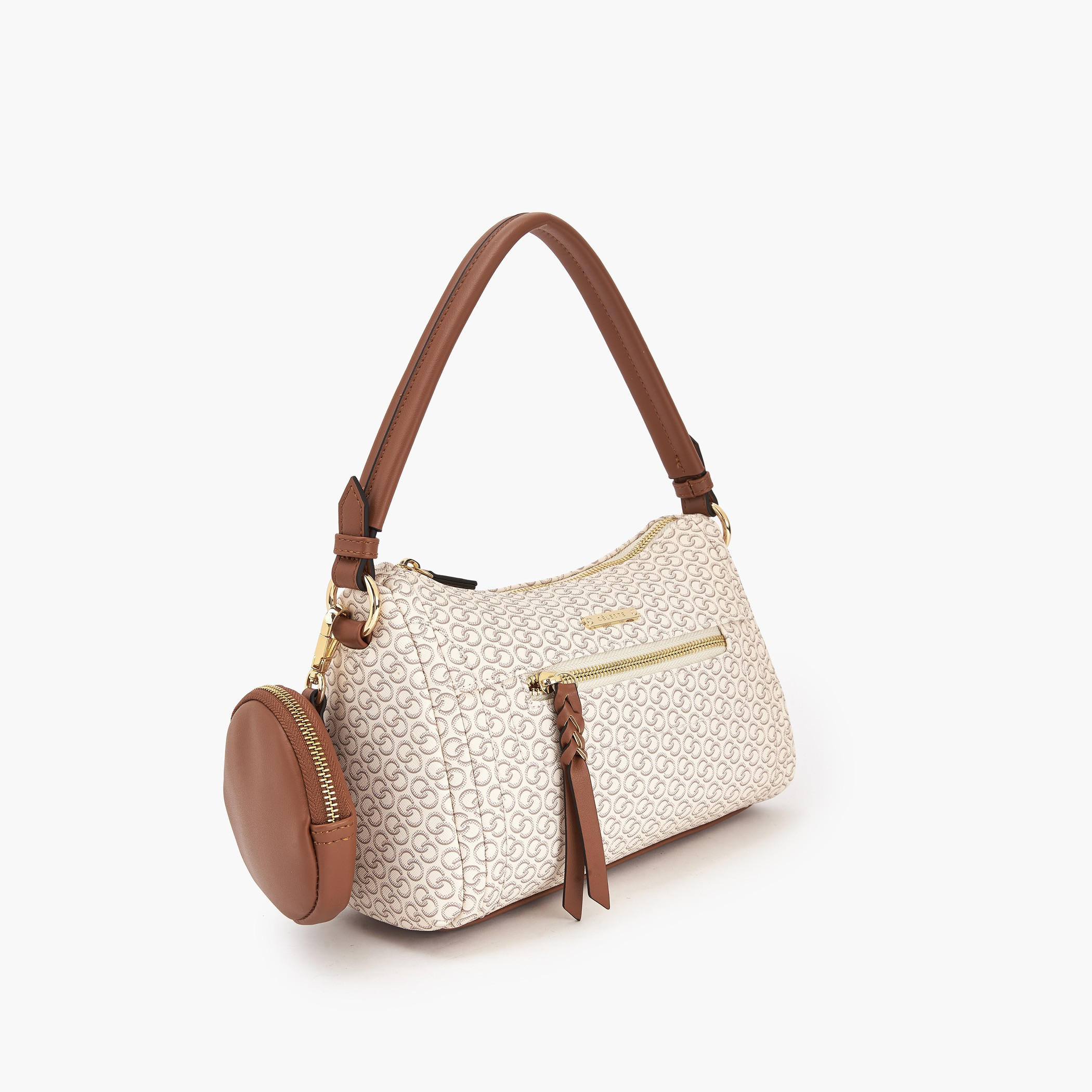 Celeste Textured Shoulder Bag with Pouch-women-bagsandwallets-handbags-image-3