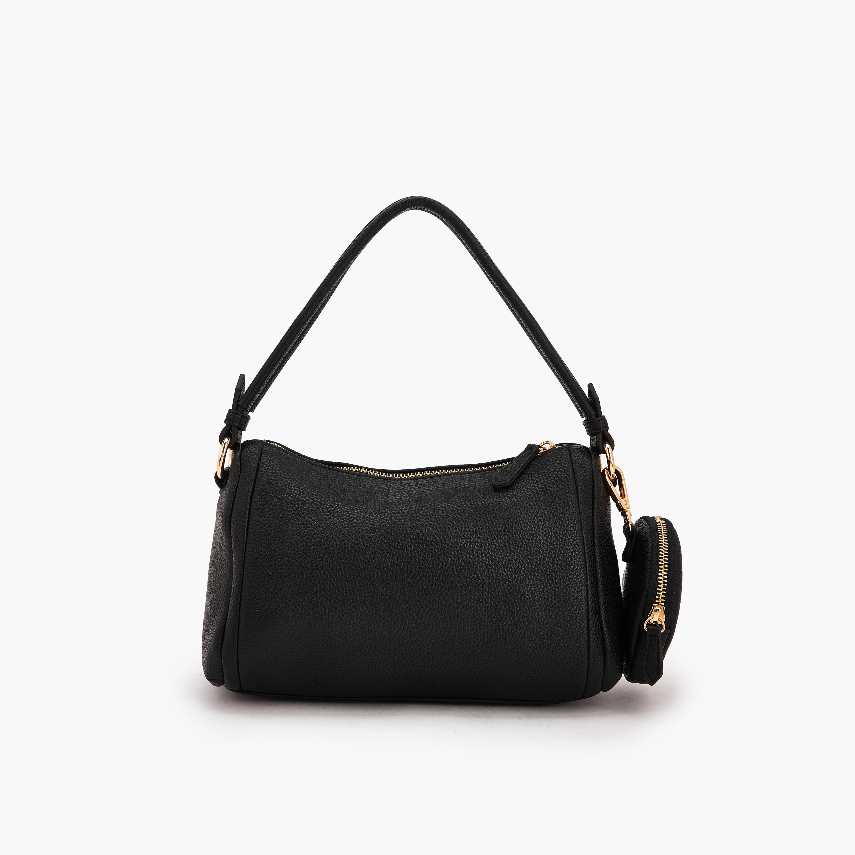 Celeste Textured Shoulder Bag with Pouch-women-bagsandwallets-handbags-image-6
