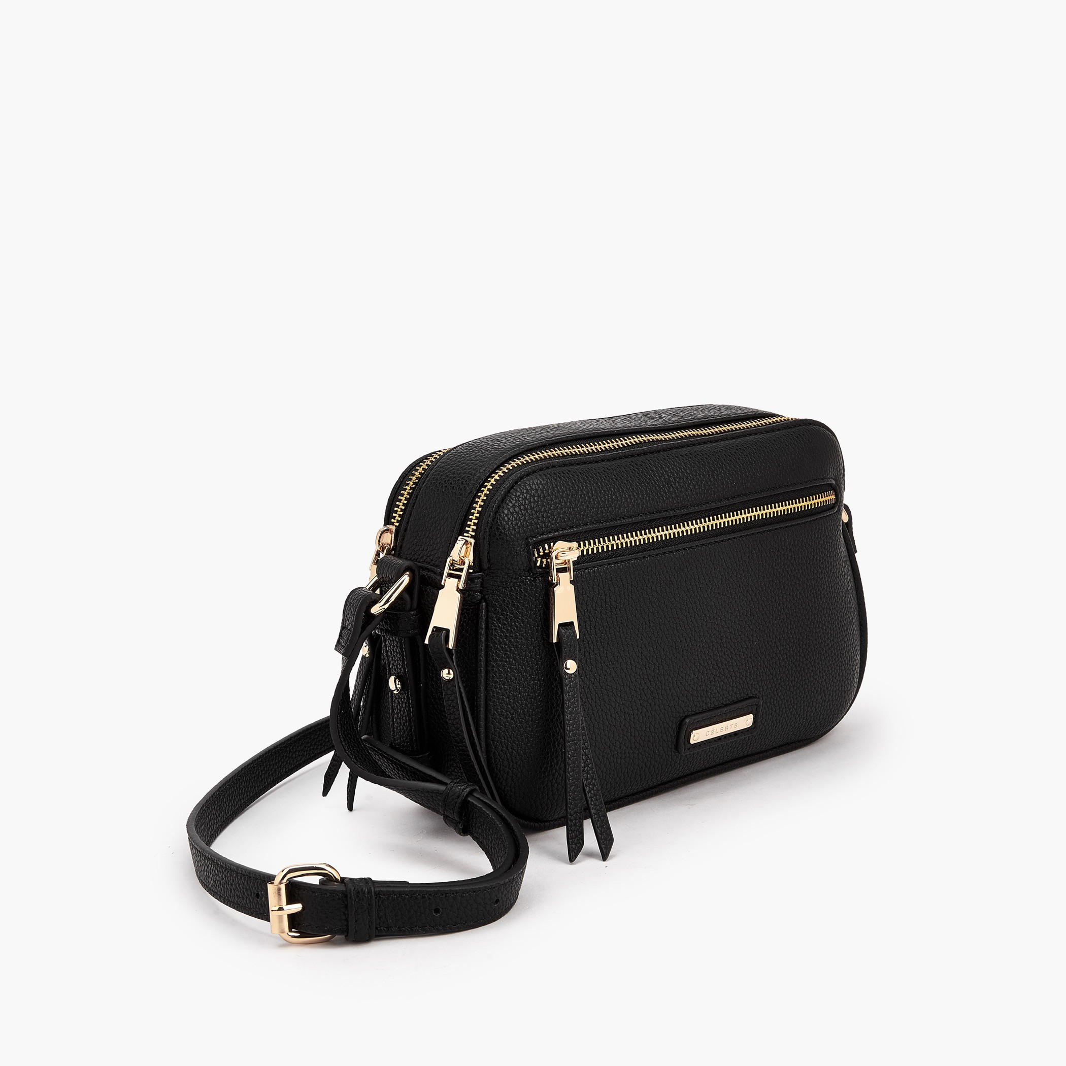 شنطة كروس بودي بارزة الملمس وحزام قابل للتعديل من سيليست-women-bagsandwallets-handbags-image-4