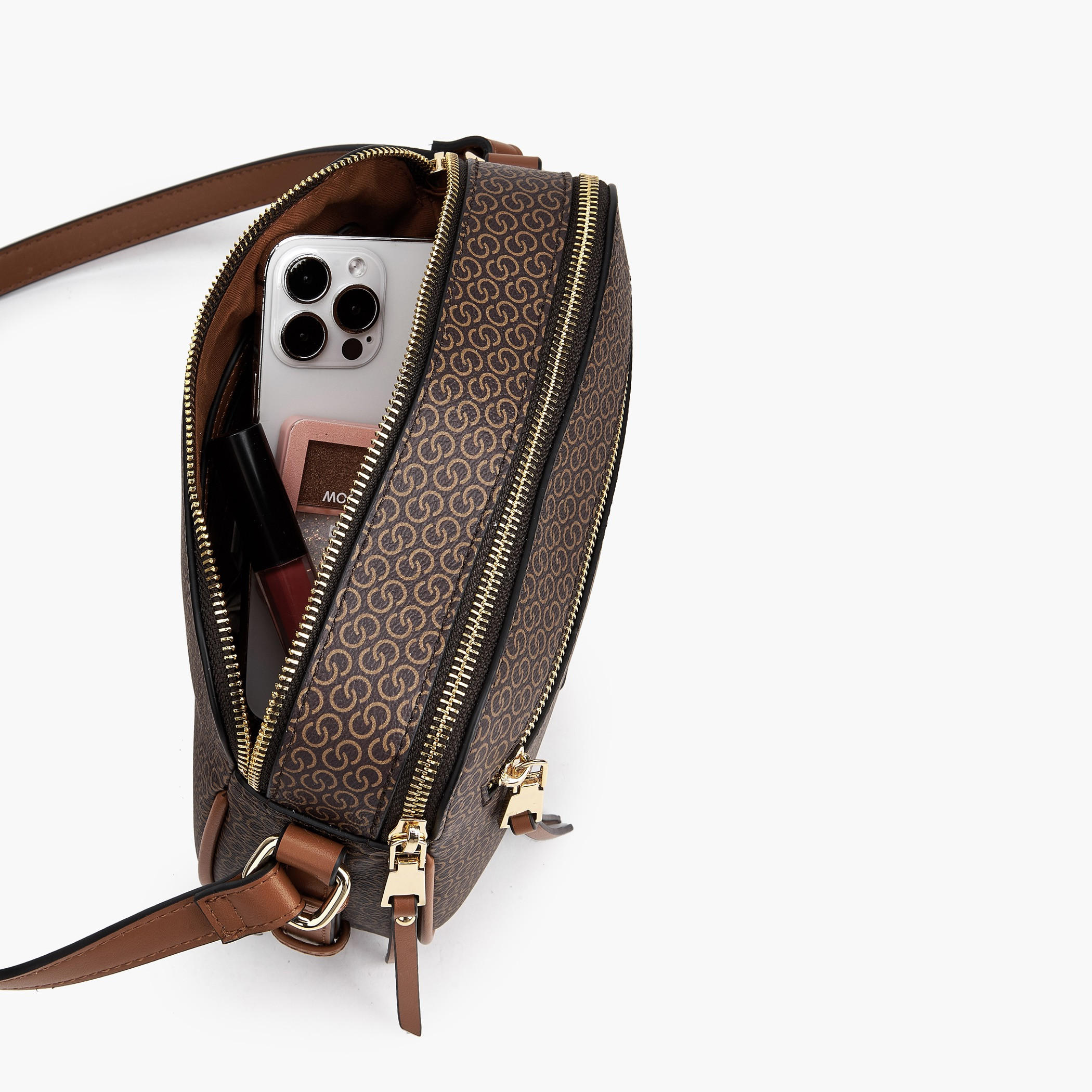 Celeste Monogram Print Crossbody Bag with Adjustable Strap-women-bagsandwallets-handbags-image-7