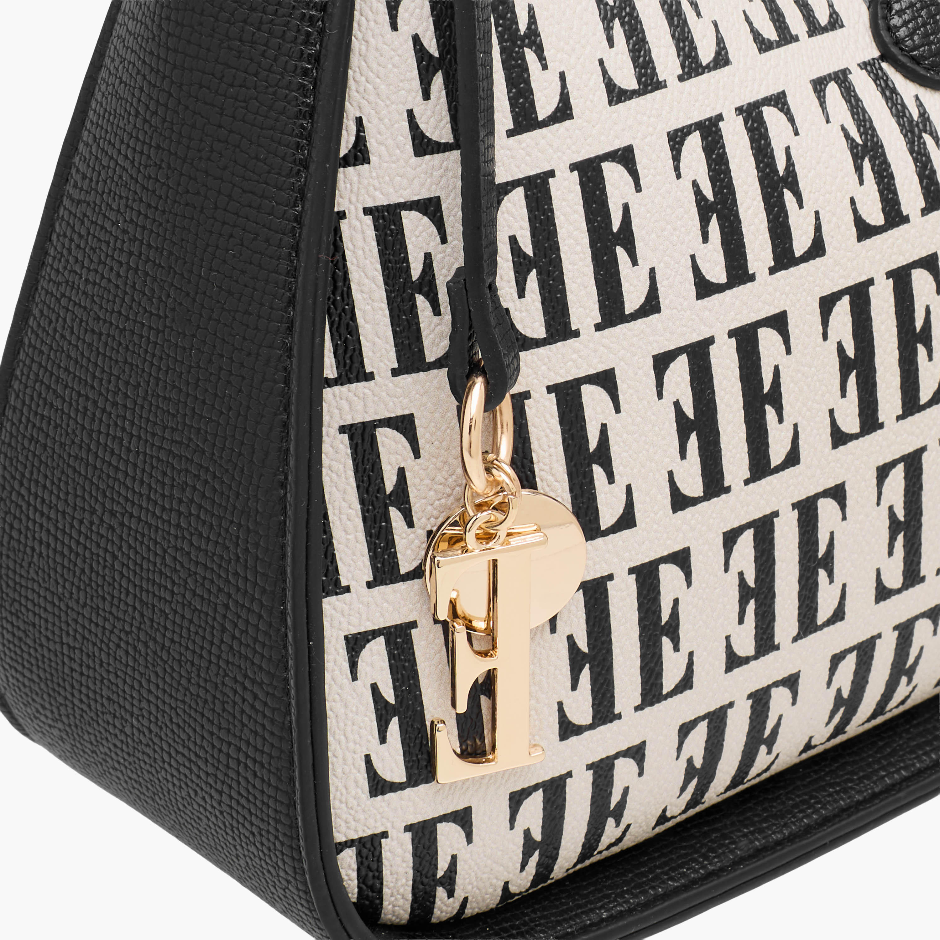 Elle Monogram Print Shoulder Bag with Detachable Strap-women-bagsandwallets-handbags-image-6