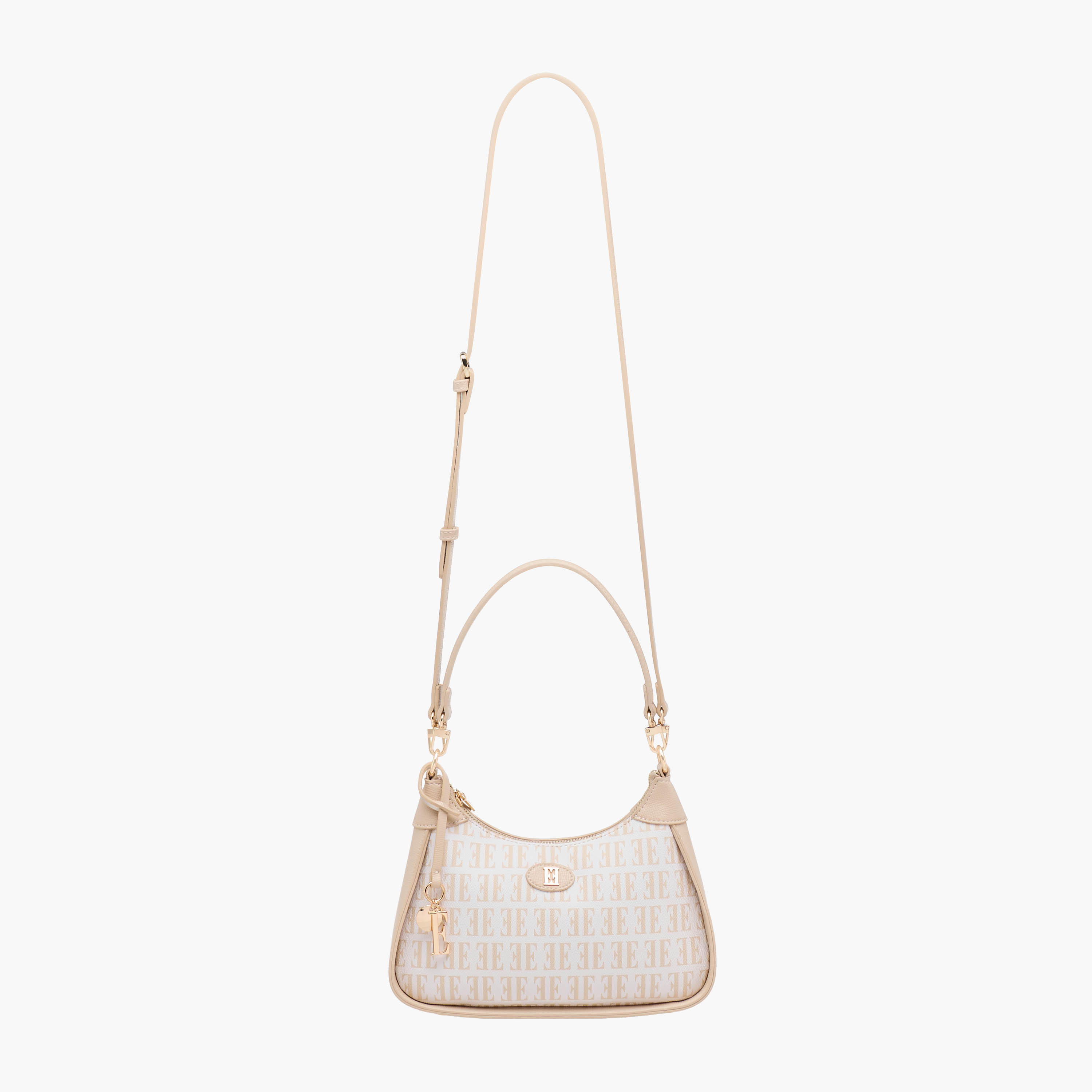 شنطة كتف بحزام قابل للفصل وطبعات مونوجرام من إيل-women-bagsandwallets-handbags-image-4