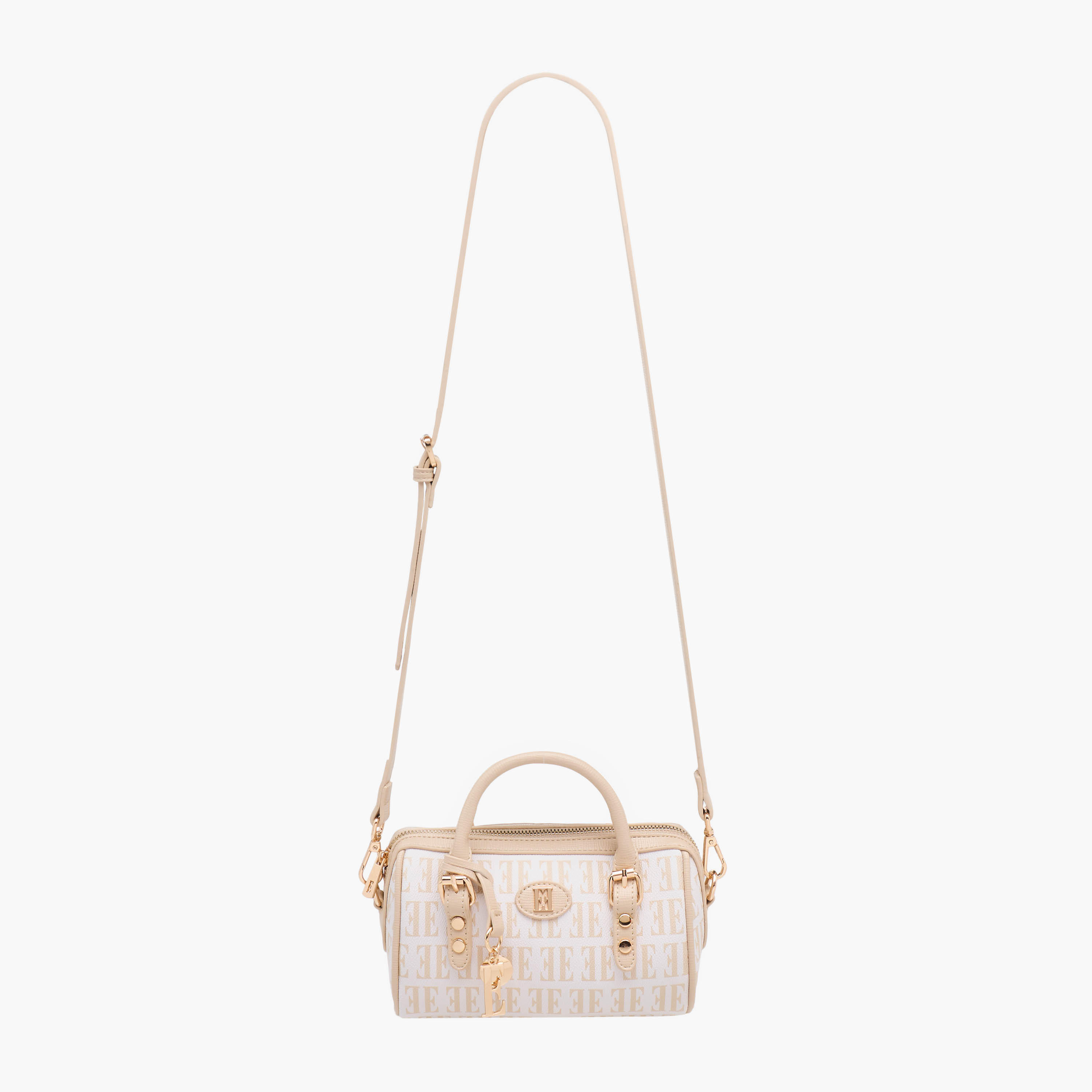 Elle Monogram Print Satchel Bag with Detachable Strap-women-bagsandwallets-handbags-image-4
