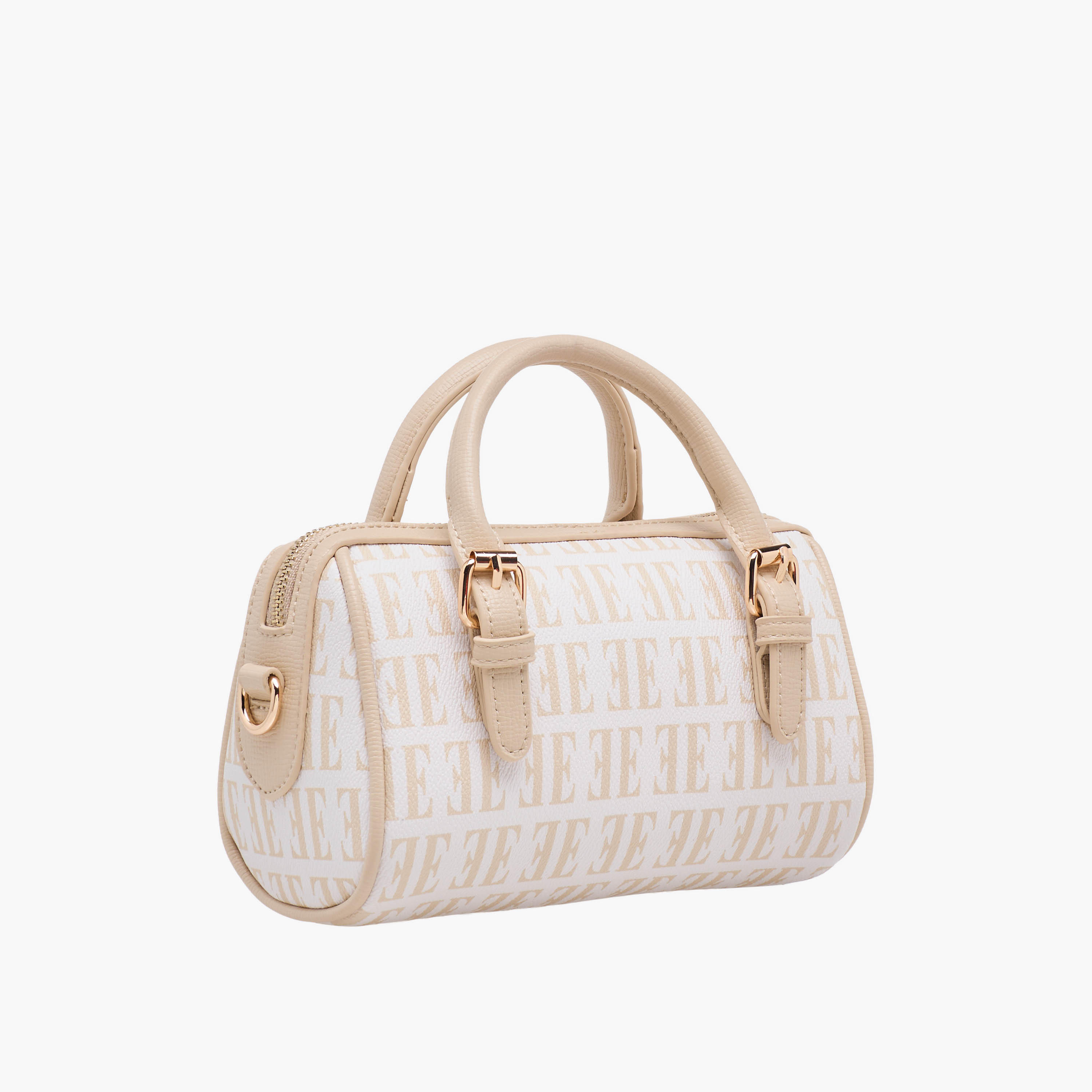 Elle Monogram Print Satchel Bag with Detachable Strap-women-bagsandwallets-handbags-image-6