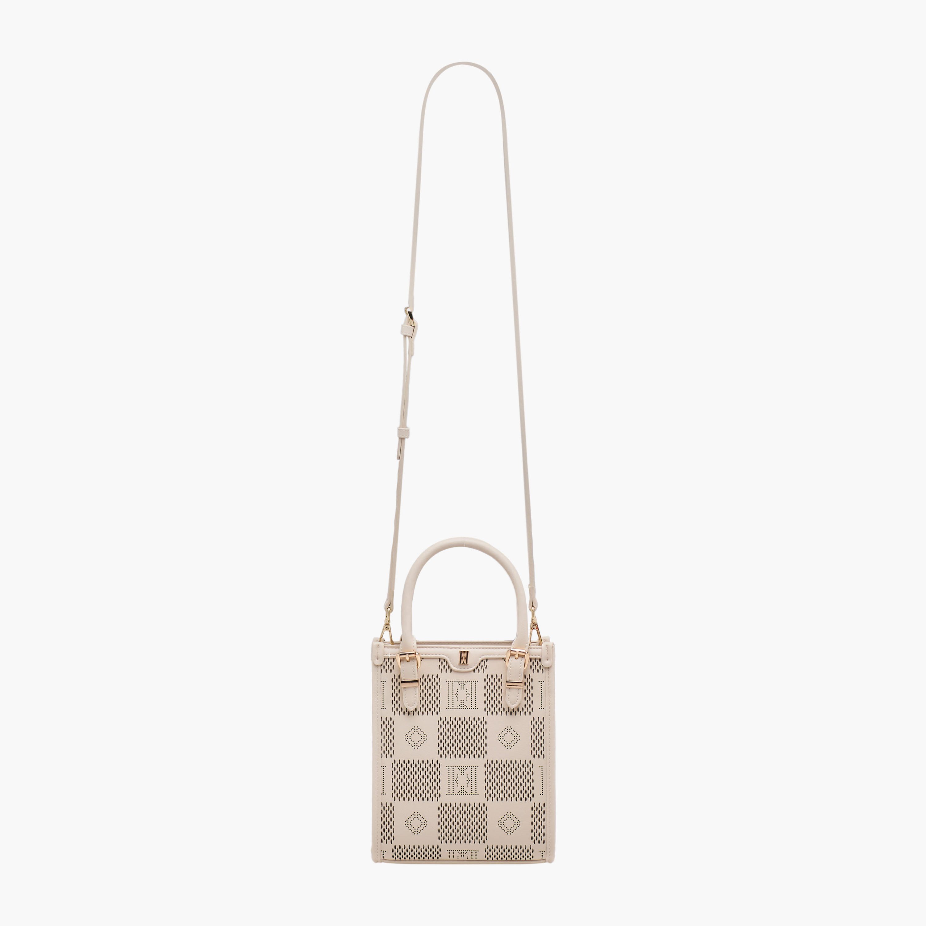 Elle Textured Tote Bag with Detachable Strap-women-bagsandwallets-handbags-image-4