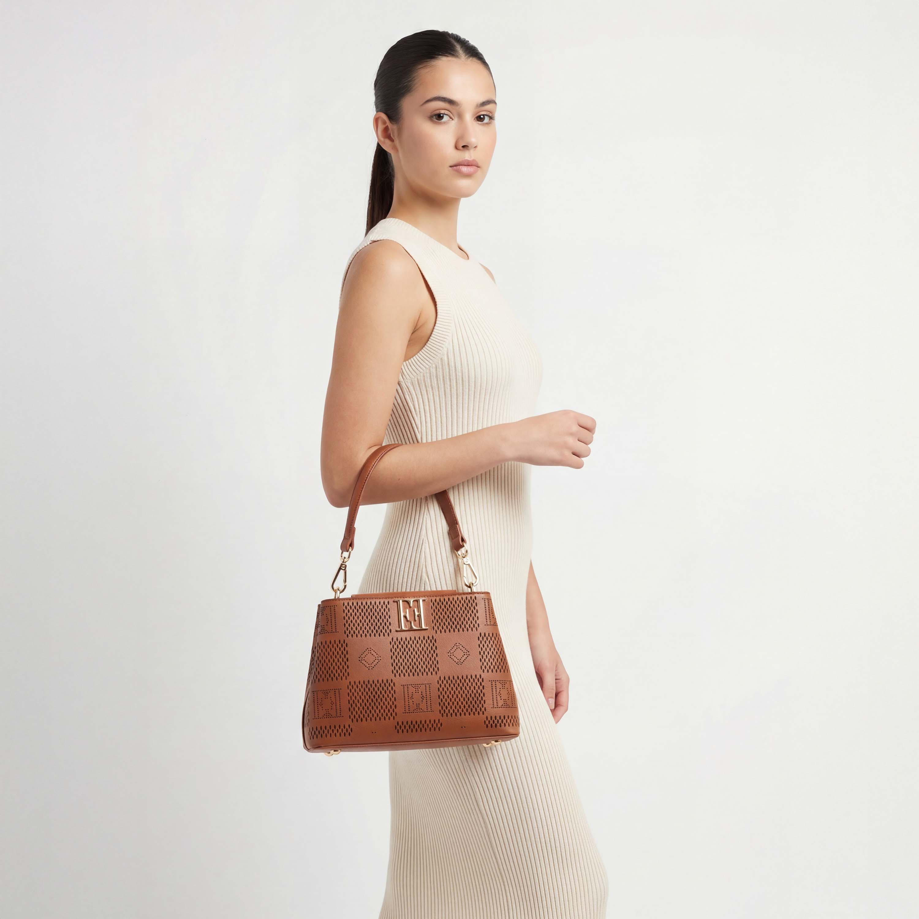 Elle Laser Cut Design Crossbody Bag with Detachable Shoulder Strap-women-bagsandwallets-handbags-image-3