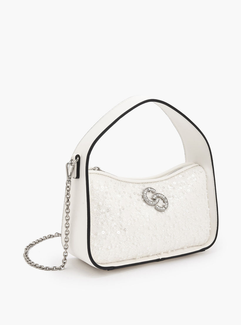 Celeste Sequin Embellished Shoulder Bag with Zip Closure-women-bagsandwallets-handbags-image-4