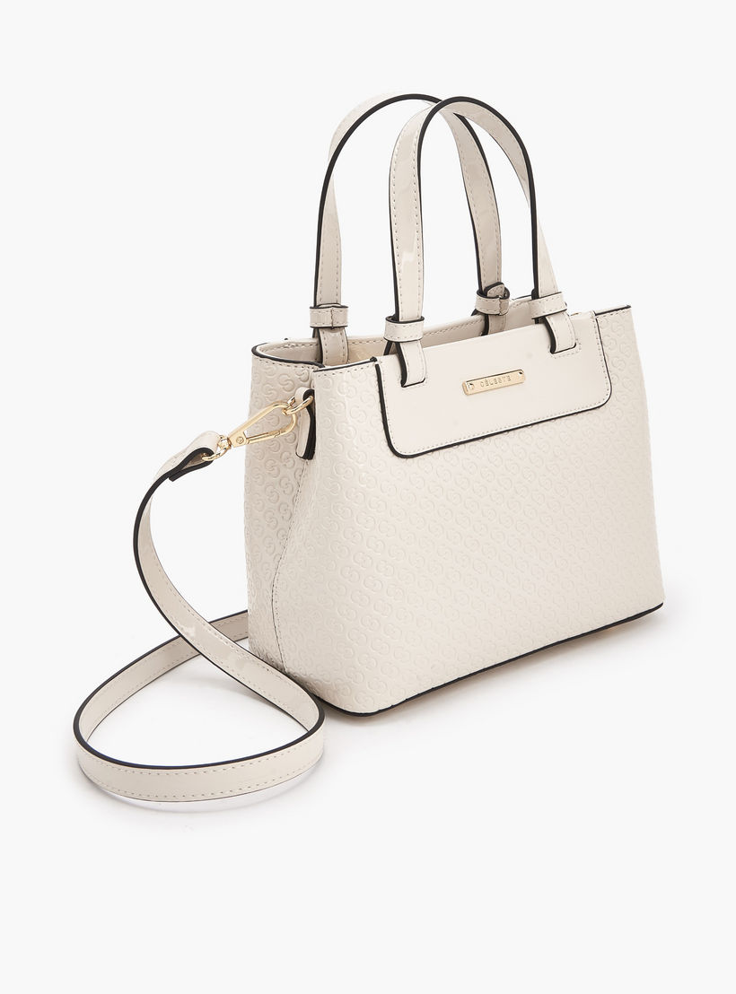 شنطة توتي بنقوش مونوجرام ومقابض مزدوجة من سيليست-women-bagsandwallets-handbags-image-4