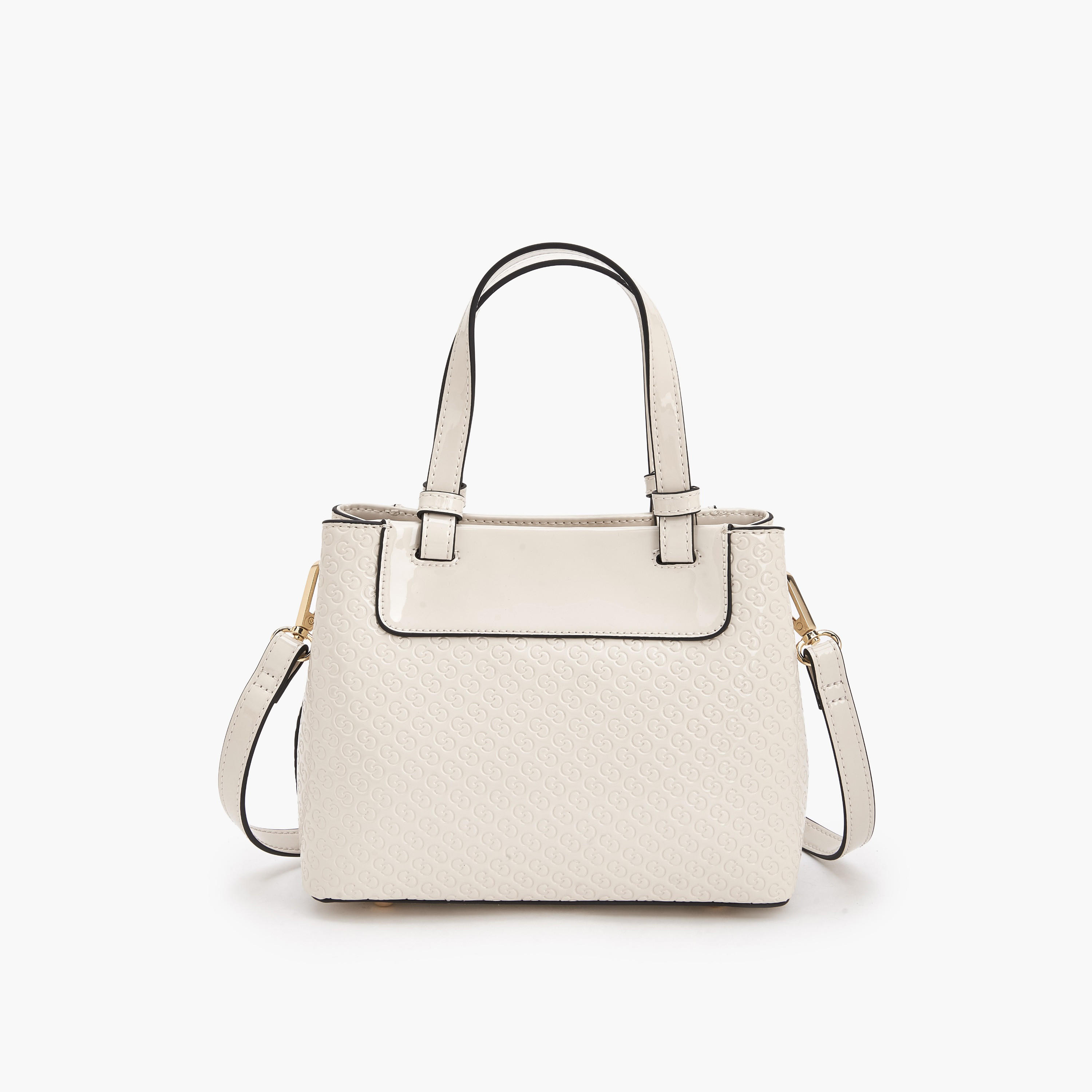 شنطة توتي بنقوش مونوجرام ومقابض مزدوجة من سيليست-women-bagsandwallets-handbags-image-6